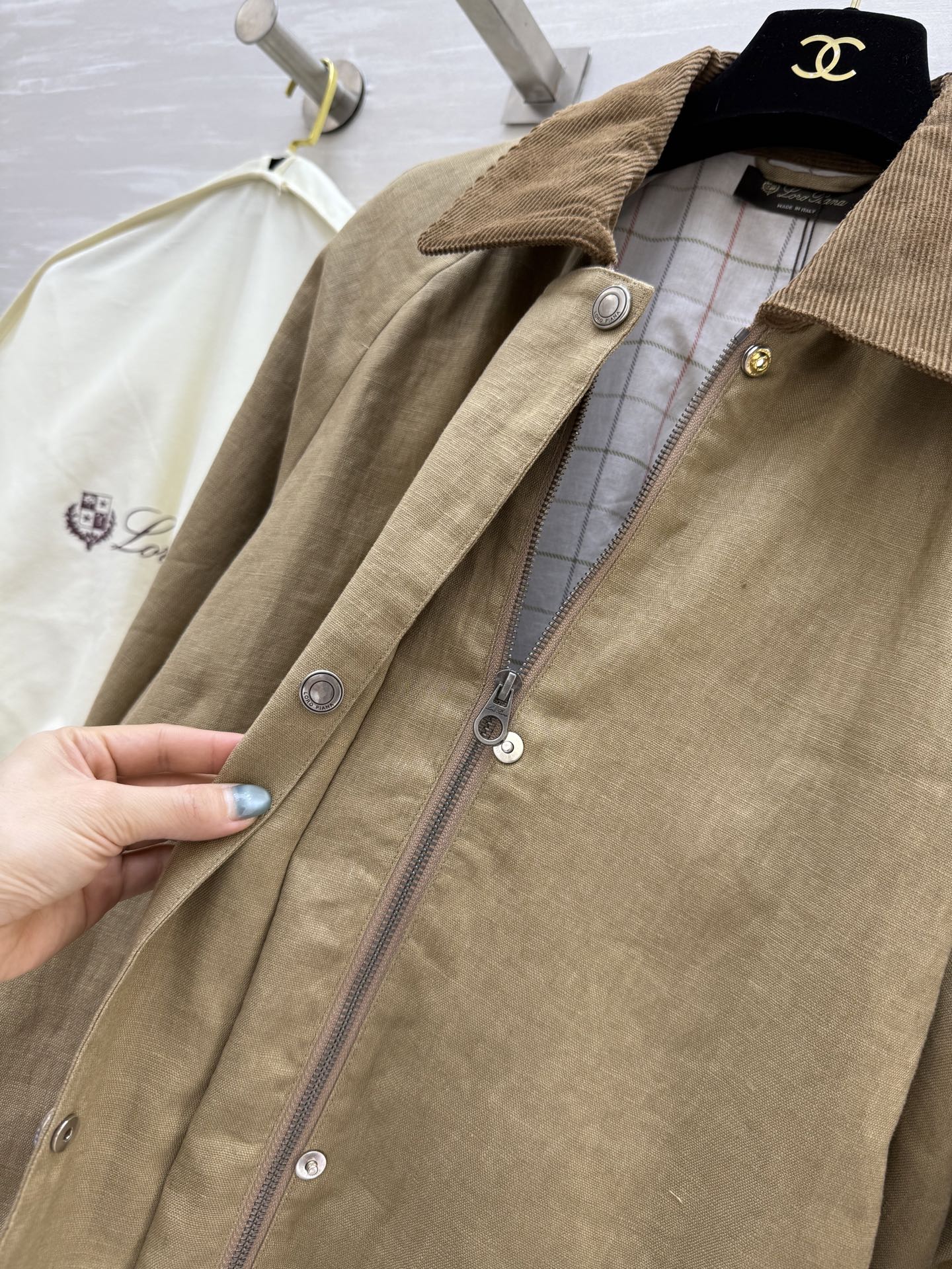 #Loro Piana穿搭 | 高奢老钱风 风衣外套 高品质定制 现货首发size：S/M/L（s码胸围