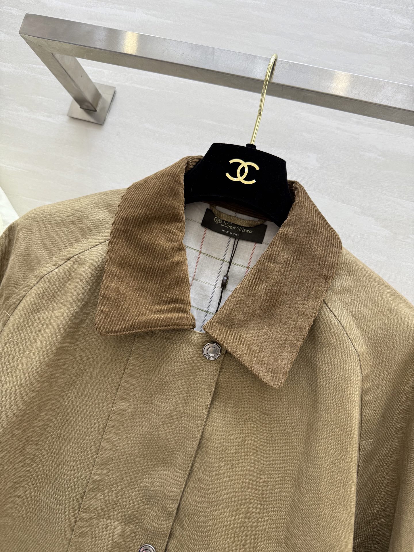 #Loro Piana穿搭 | 高奢老钱风 风衣外套 高品质定制 现货首发size：S/M/L（s码胸围