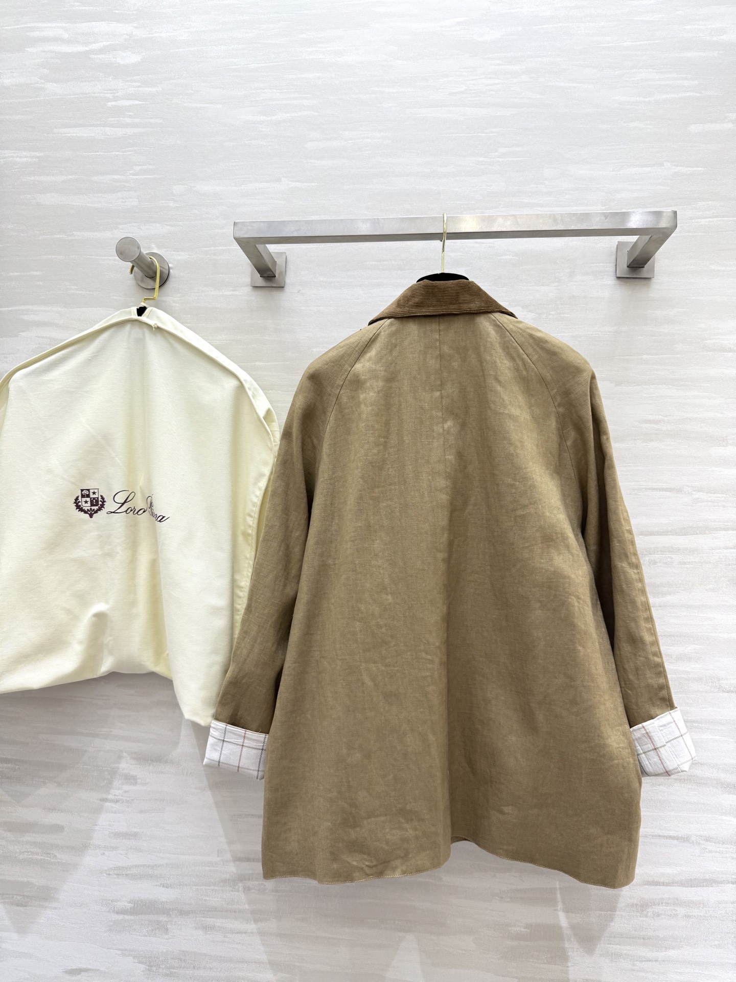 #Loro Piana穿搭 | 高奢老钱风 风衣外套 高品质定制 现货首发size：S/M/L（s码胸围