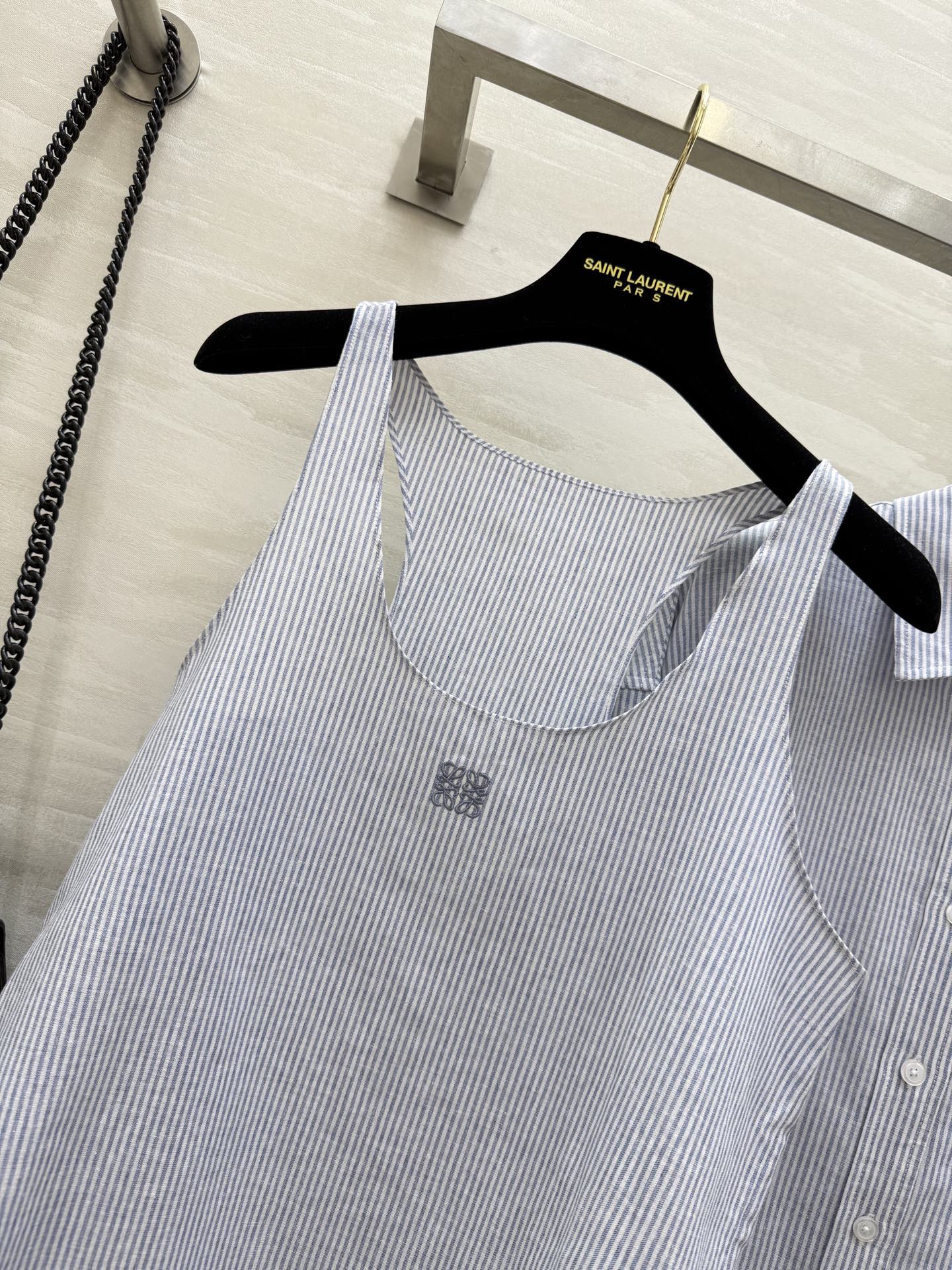 #Loew♡²⁵早秋新款 定织棉麻两件套衬衣 高品质定制 现货首发size：S/M/L（s码背心胸围：8