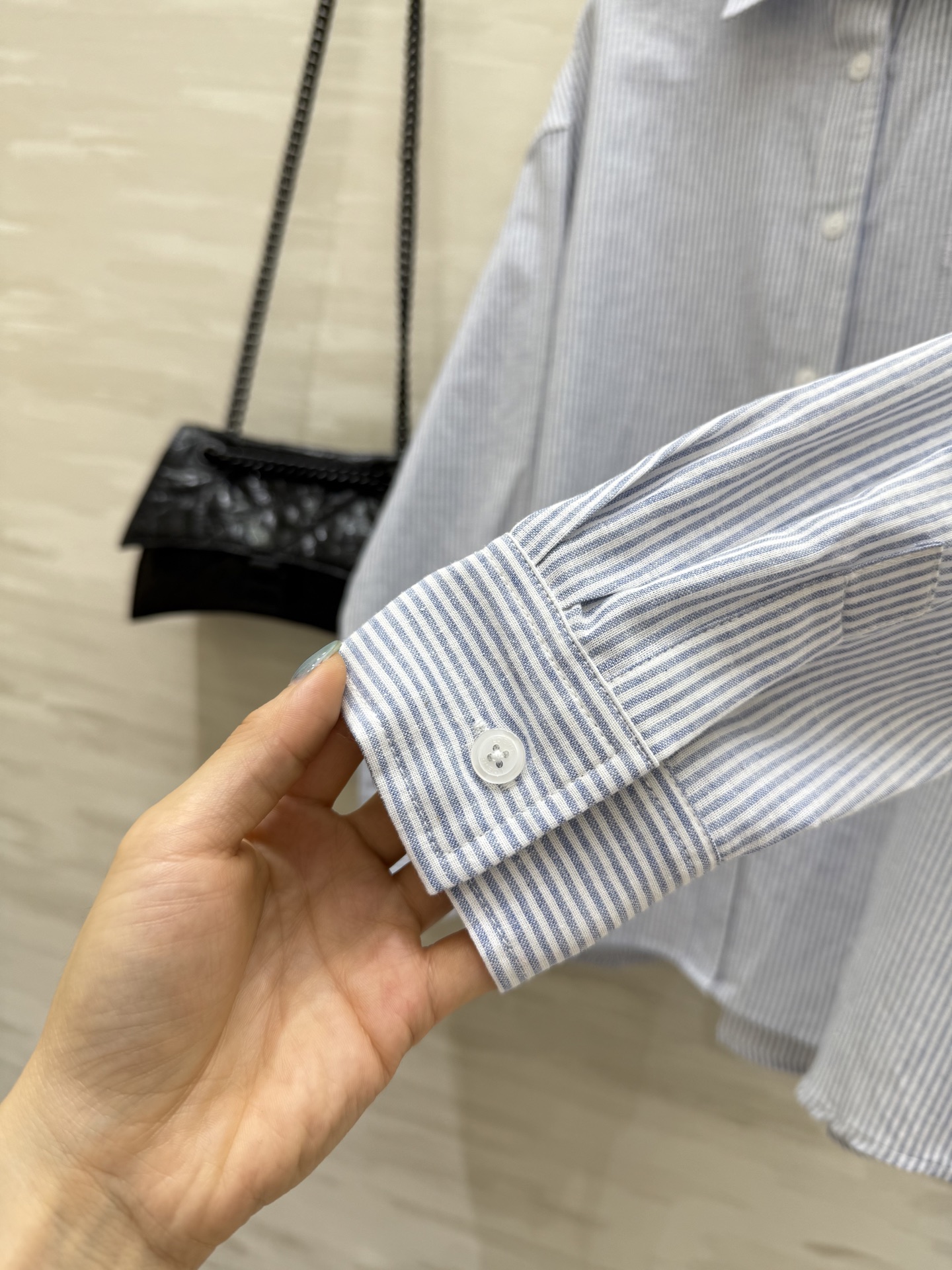 #Loew♡²⁵早秋新款 定织棉麻两件套衬衣 高品质定制 现货首发size：S/M/L（s码背心胸围：8