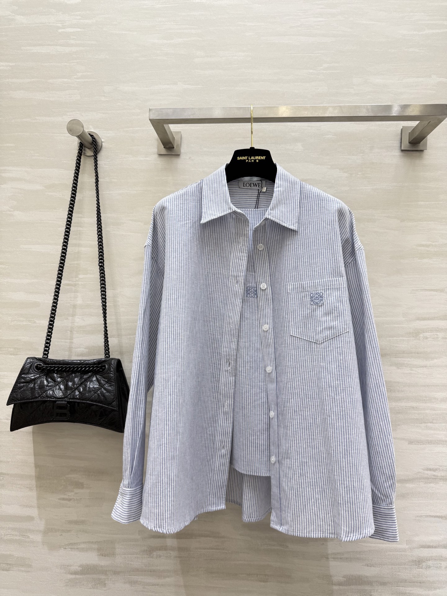 #Loew♡²⁵早秋新款 定织棉麻两件套衬衣 高品质定制 现货首发size：S/M/L（s码背心胸围：8