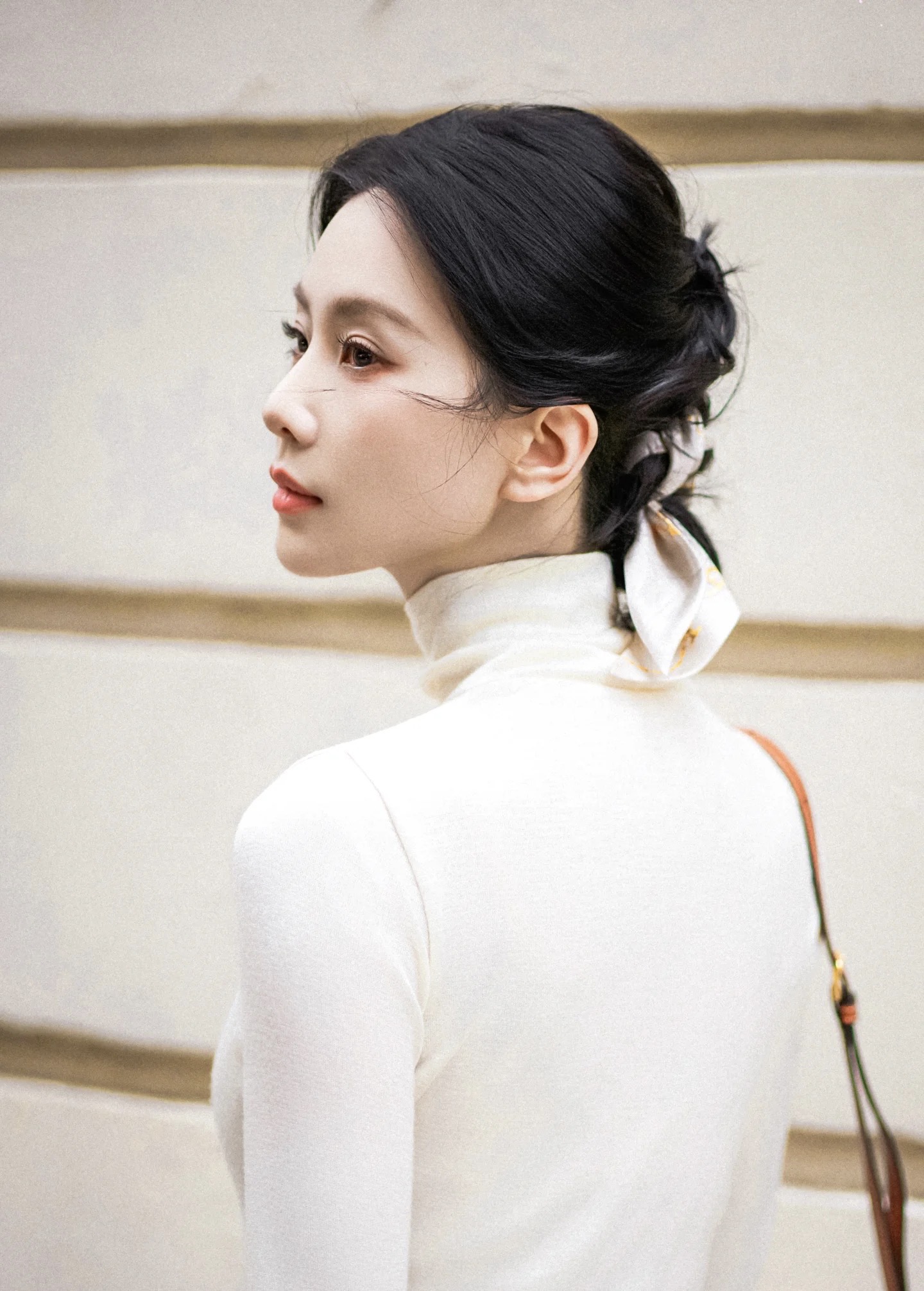 #Celin♡²⁵秋冬新款 logo刺绣🪡羊毛高领打底衫 高品质定制 现货来size：S/M/L（s码弹