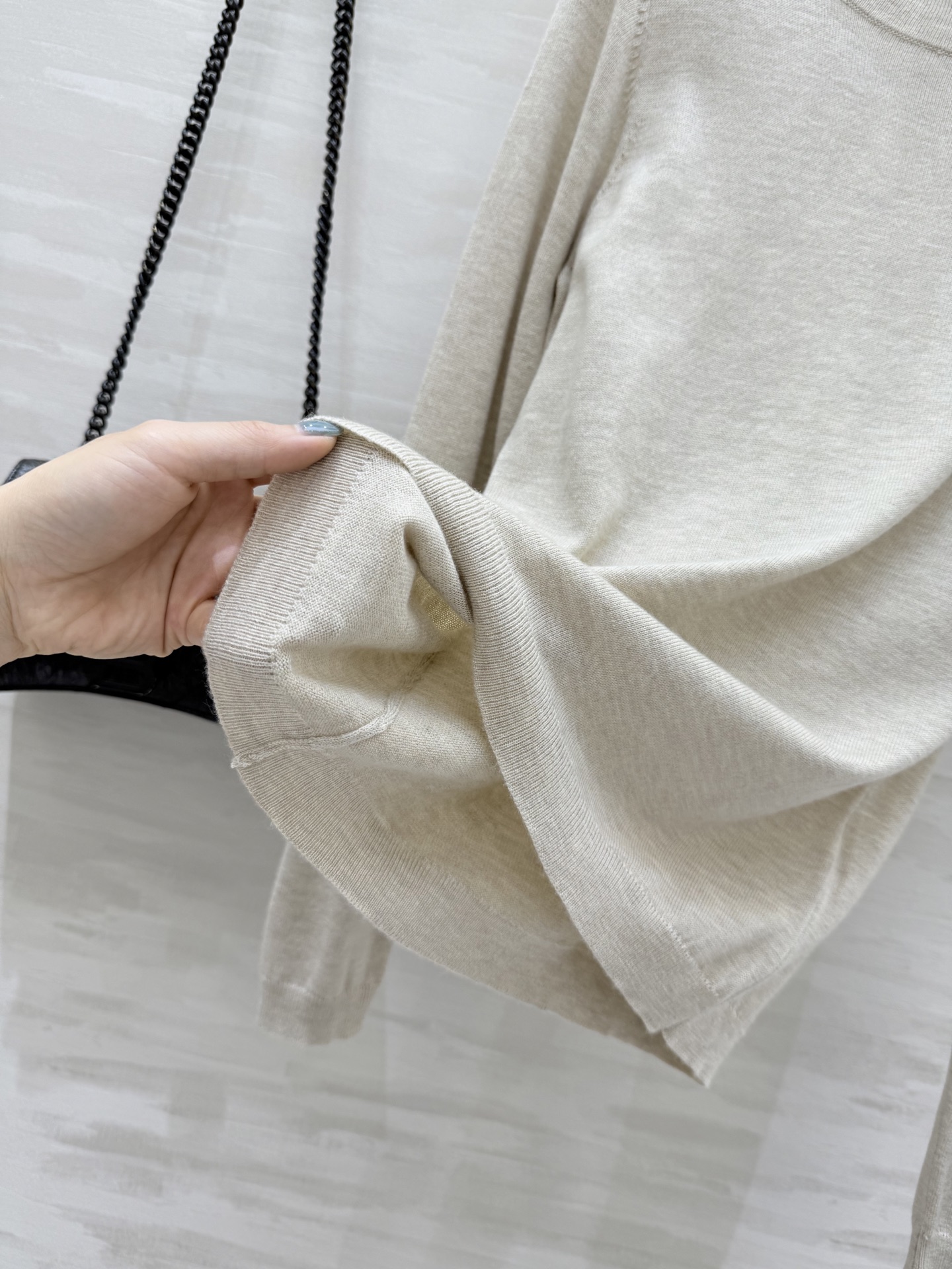 #Celin♡²⁵秋冬新款 logo刺绣🪡羊毛高领打底衫 高品质定制 现货来size：S/M/L（s码弹