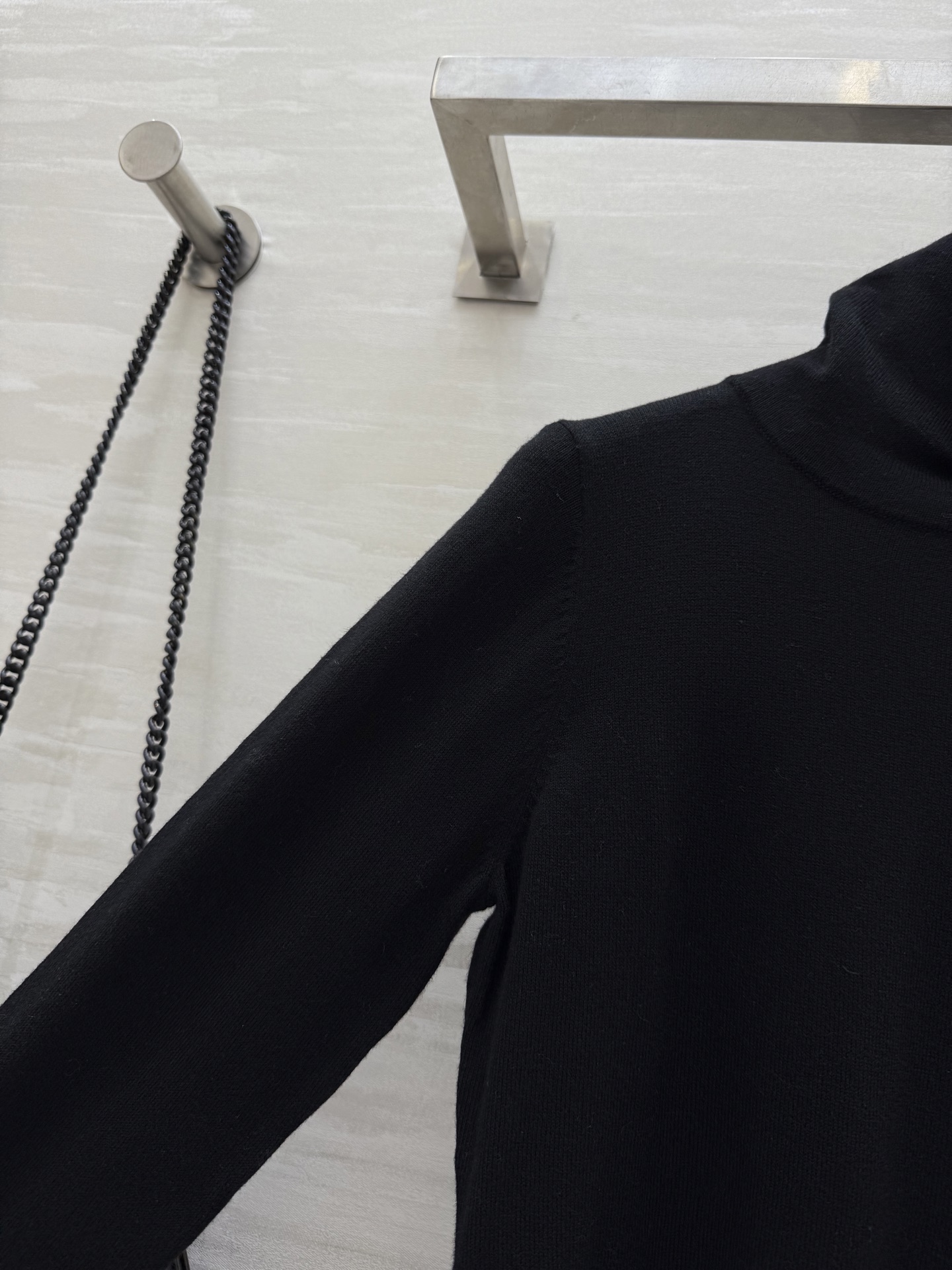 #Celin♡²⁵秋冬新款 logo刺绣🪡羊毛高领打底衫 高品质定制 现货来size：S/M/L（s码弹