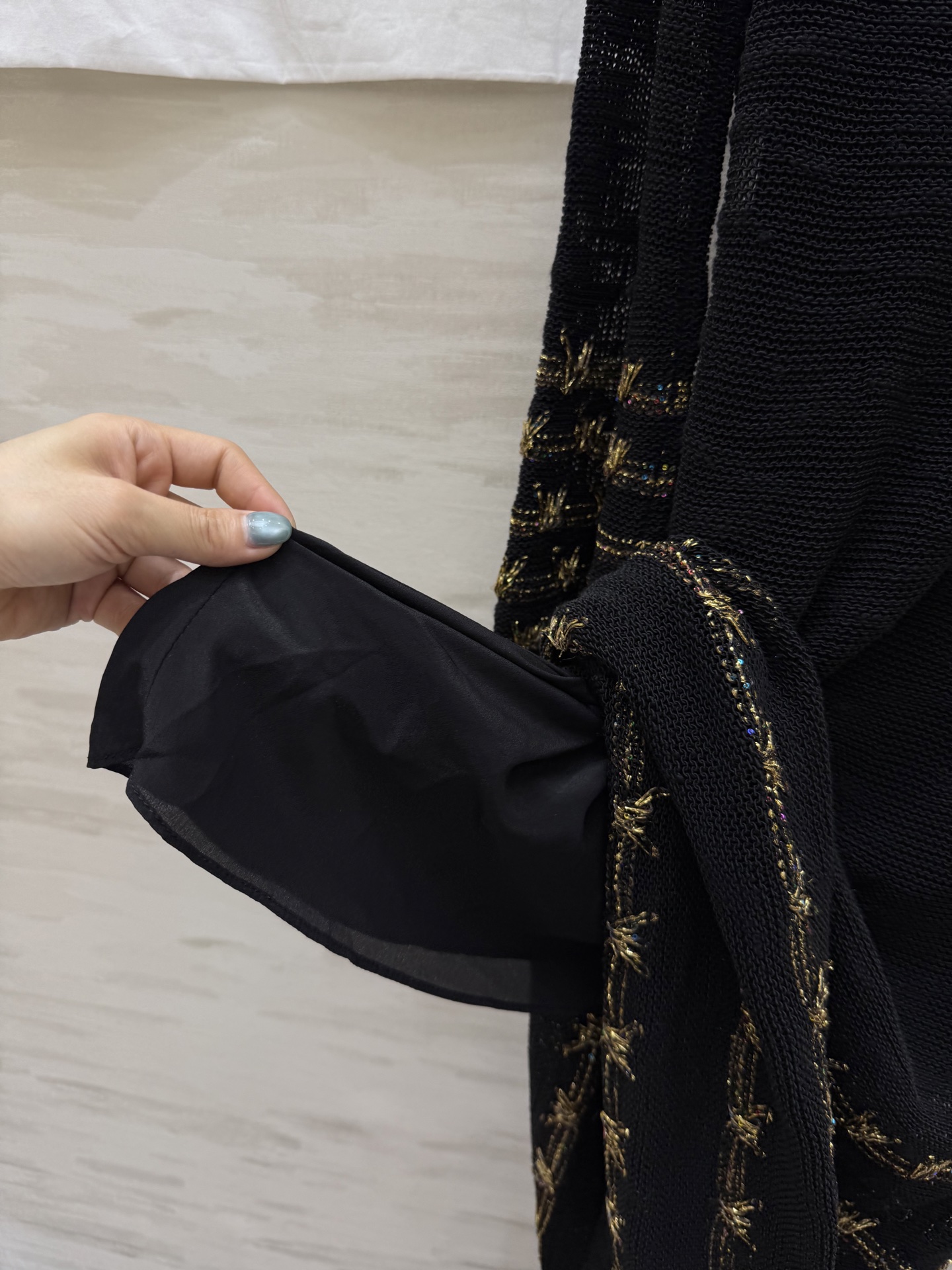 #Chane♡²⁵A 高级手工坊 刺绣羊毛蝴蝶饰边长裙 桑蚕丝内衬 原版开发 高品质定制 现货首发siz