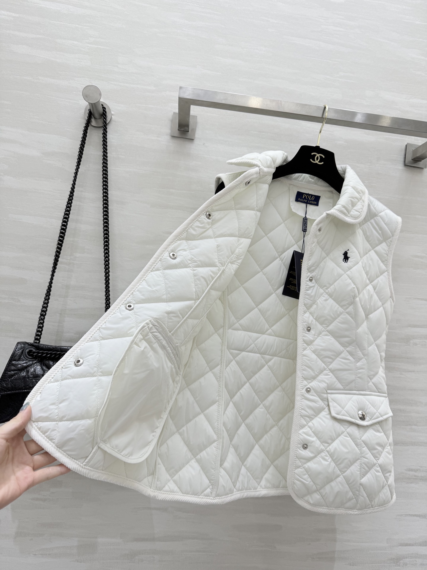 #拉夫劳伦²⁵秋冬新款 菱格棉服马甲 高品质定制 现货首发size：S/M/L（s码胸围：86，衣长：5