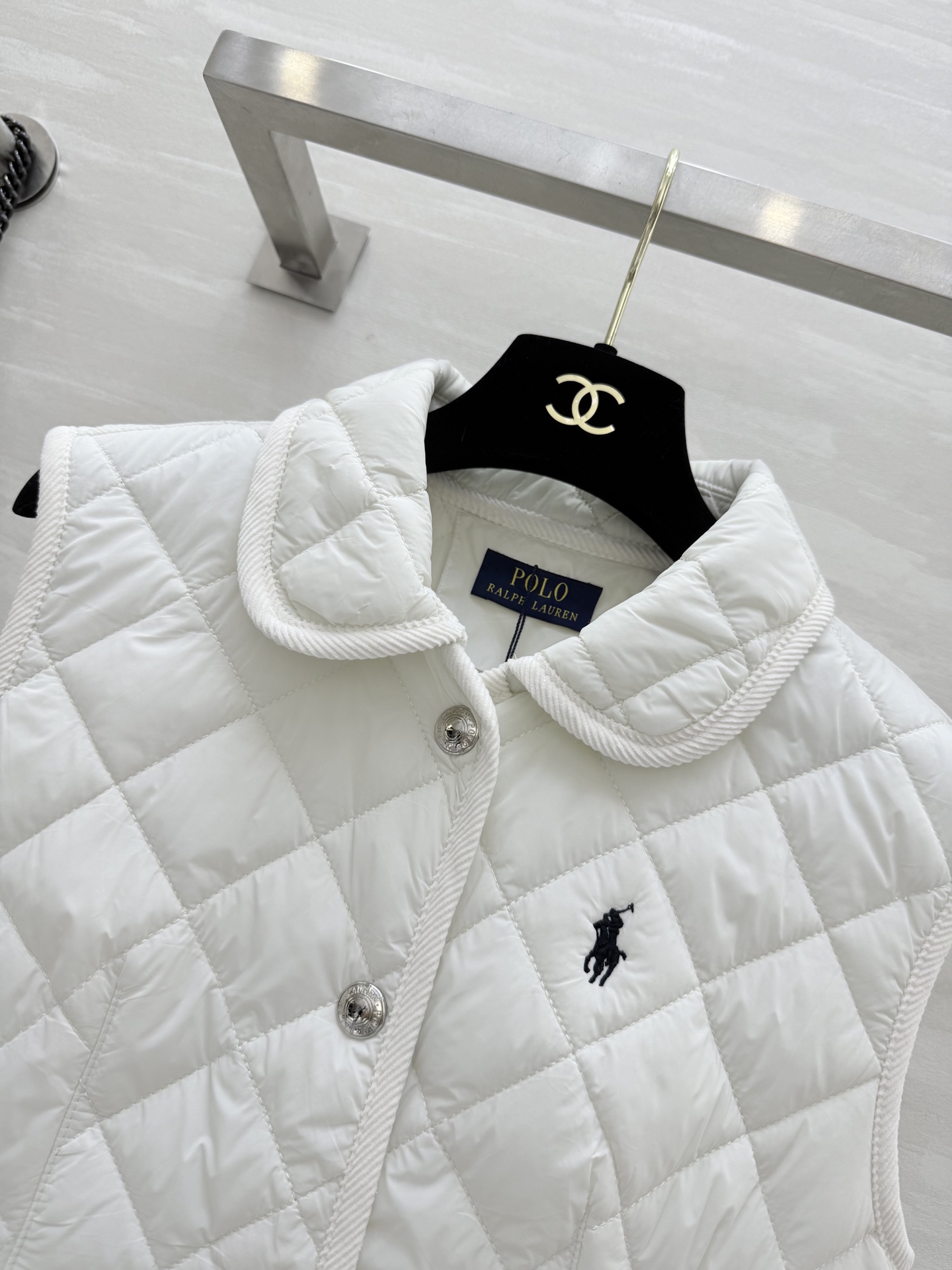 #拉夫劳伦²⁵秋冬新款 菱格棉服马甲 高品质定制 现货首发size：S/M/L（s码胸围：86，衣长：5