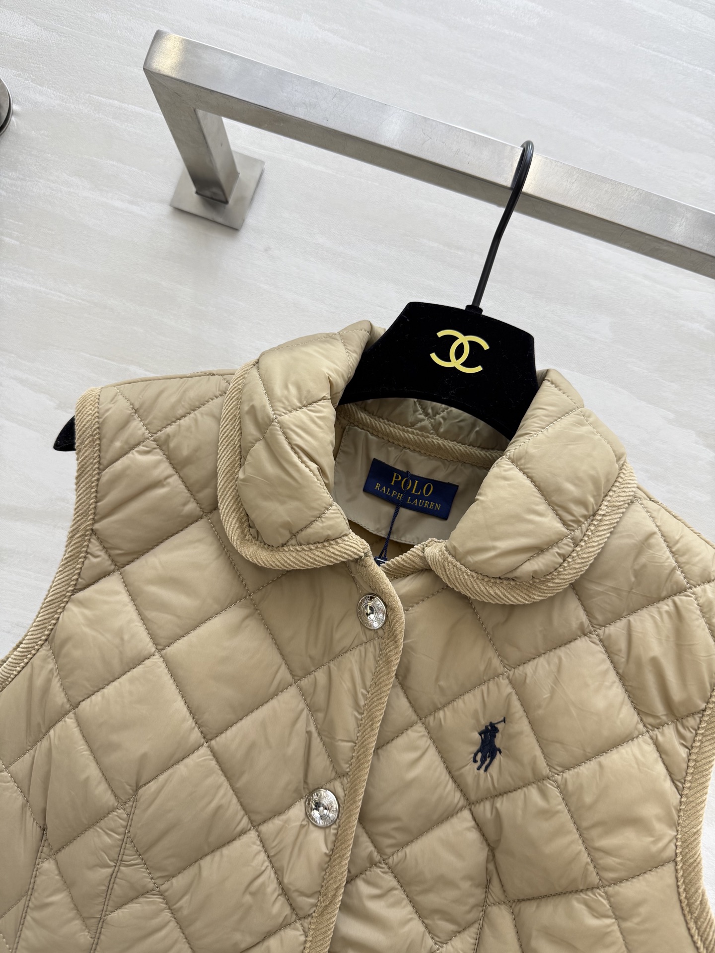 #拉夫劳伦²⁵秋冬新款 菱格棉服马甲 高品质定制 现货首发size：S/M/L（s码胸围：86，衣长：5