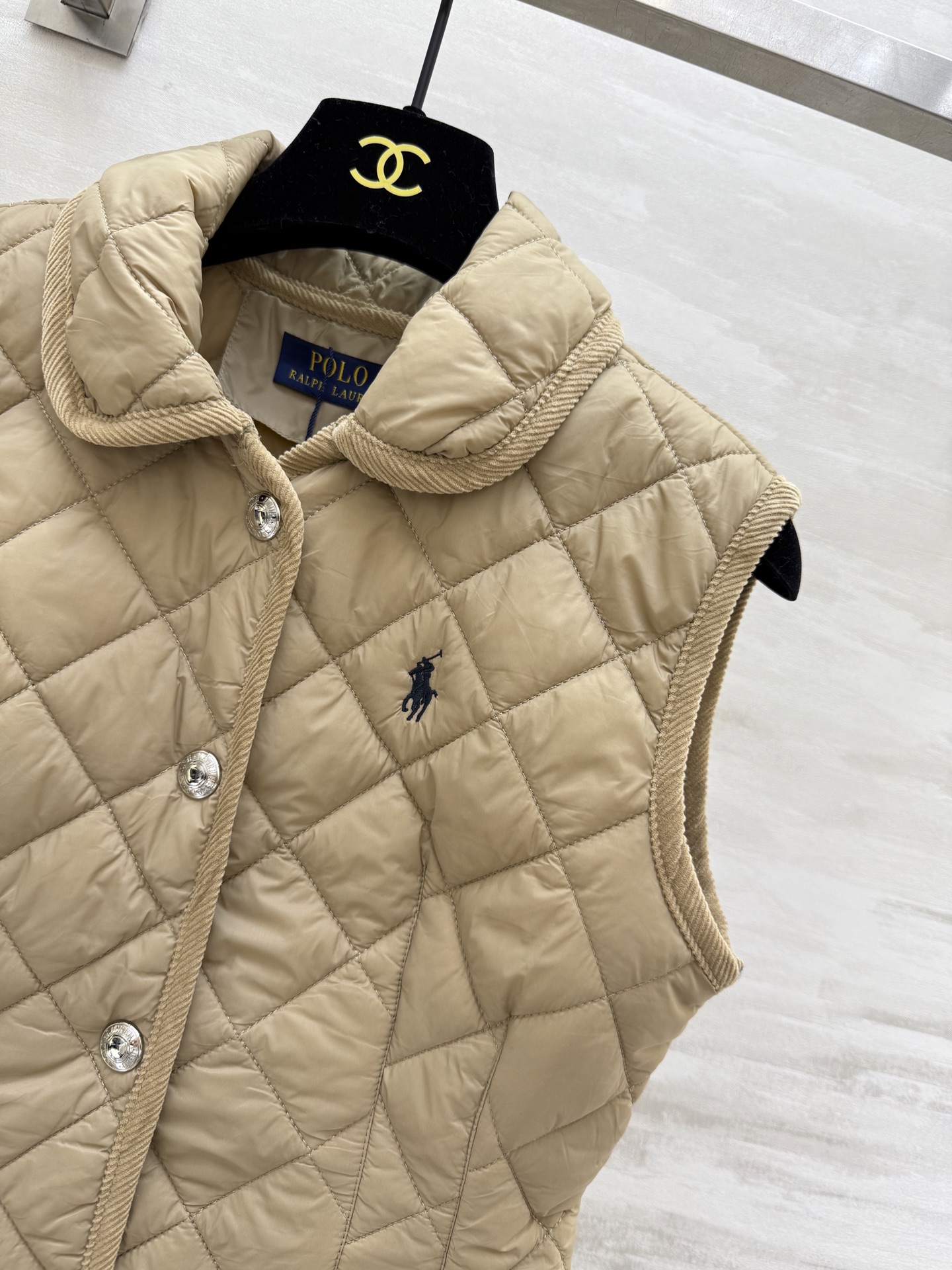 #拉夫劳伦²⁵秋冬新款 菱格棉服马甲 高品质定制 现货首发size：S/M/L（s码胸围：86，衣长：5