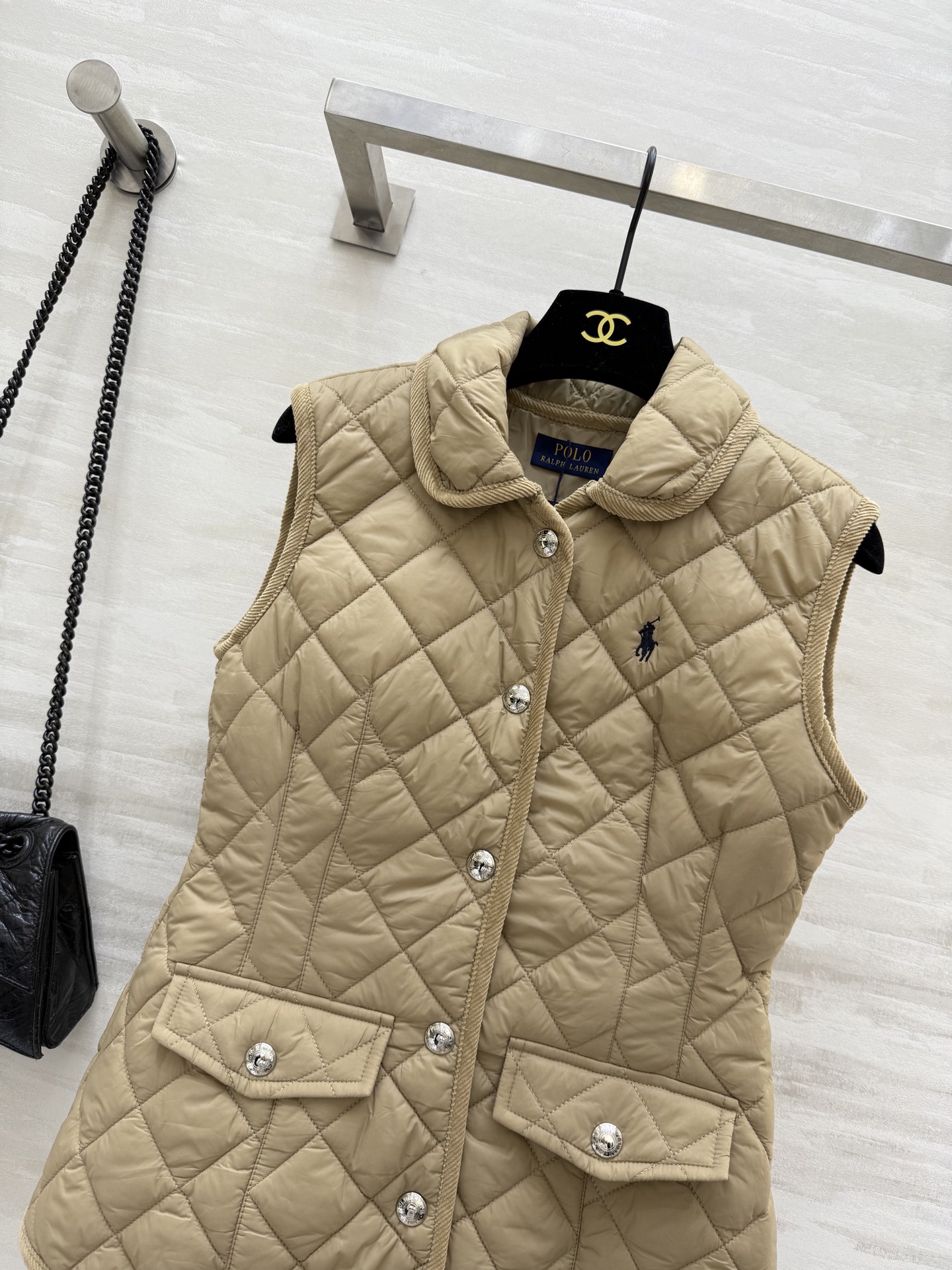 #拉夫劳伦²⁵秋冬新款 菱格棉服马甲 高品质定制 现货首发size：S/M/L（s码胸围：86，衣长：5