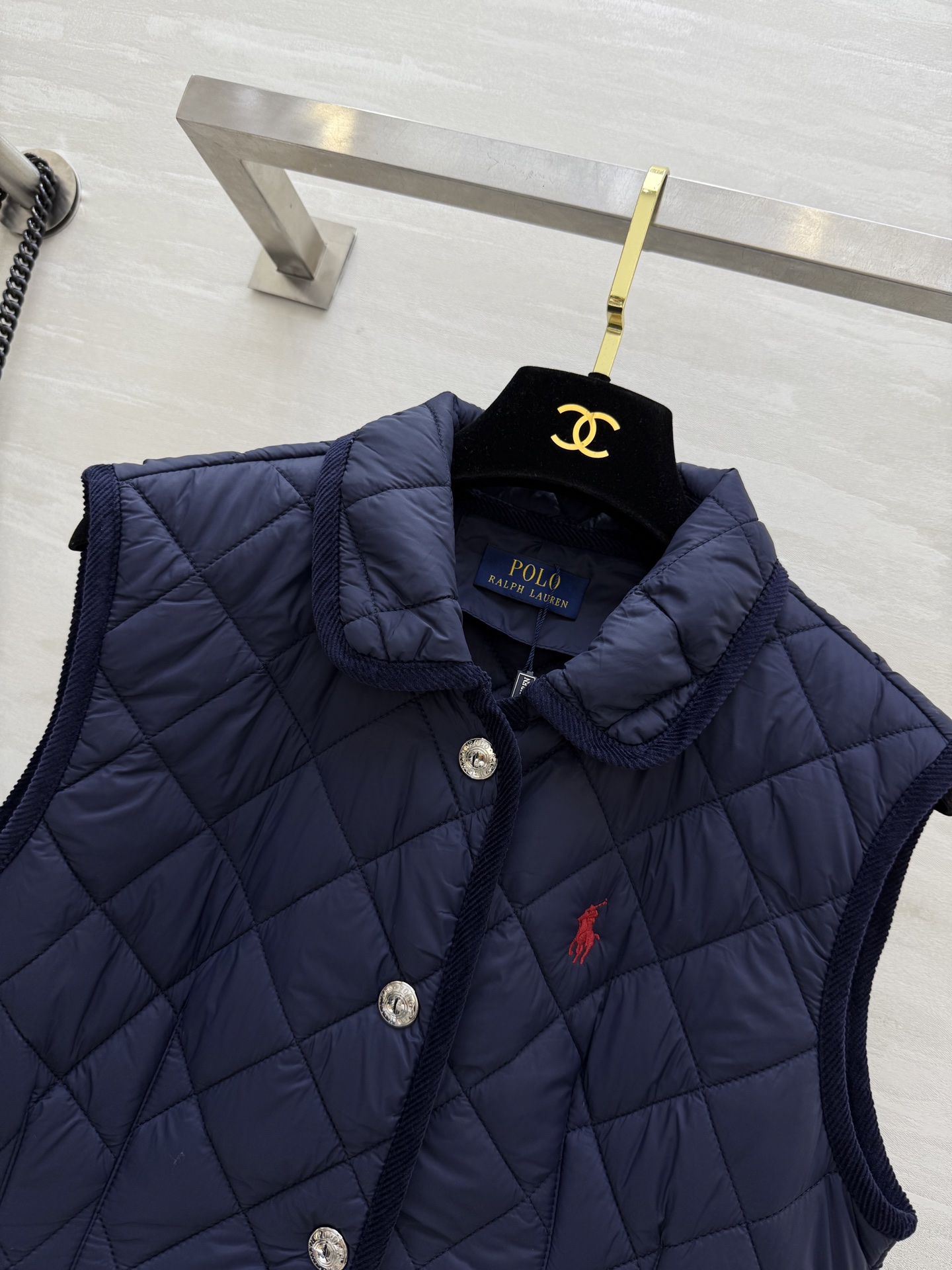 #拉夫劳伦²⁵秋冬新款 菱格棉服马甲 高品质定制 现货首发size：S/M/L（s码胸围：86，衣长：5