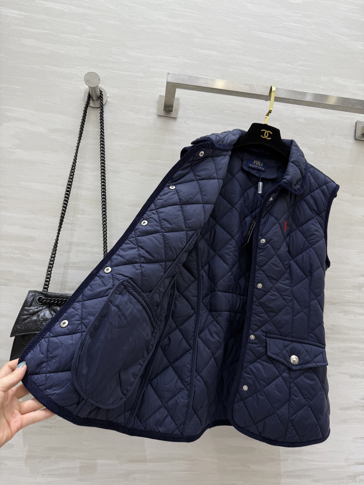 #拉夫劳伦²⁵秋冬新款 菱格棉服马甲 高品质定制 现货首发size：S/M/L（s码胸围：86，衣长：5