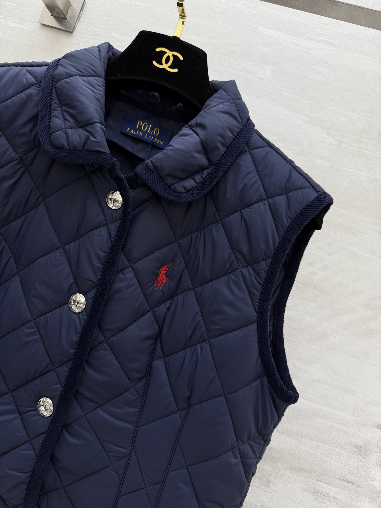 #拉夫劳伦²⁵秋冬新款 菱格棉服马甲 高品质定制 现货首发size：S/M/L（s码胸围：86，衣长：5