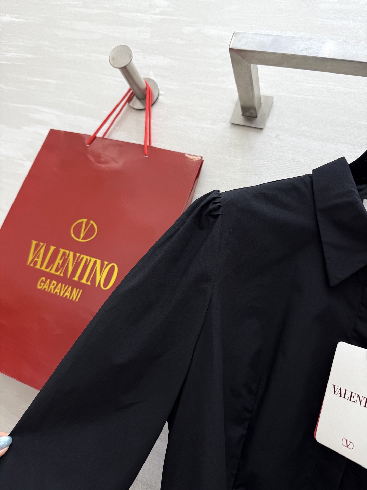 #Valentin♡²⁵早秋新款 法式优雅连衣裙 配送腰带收腰显瘦 高品质定制 现货来size：S/M/