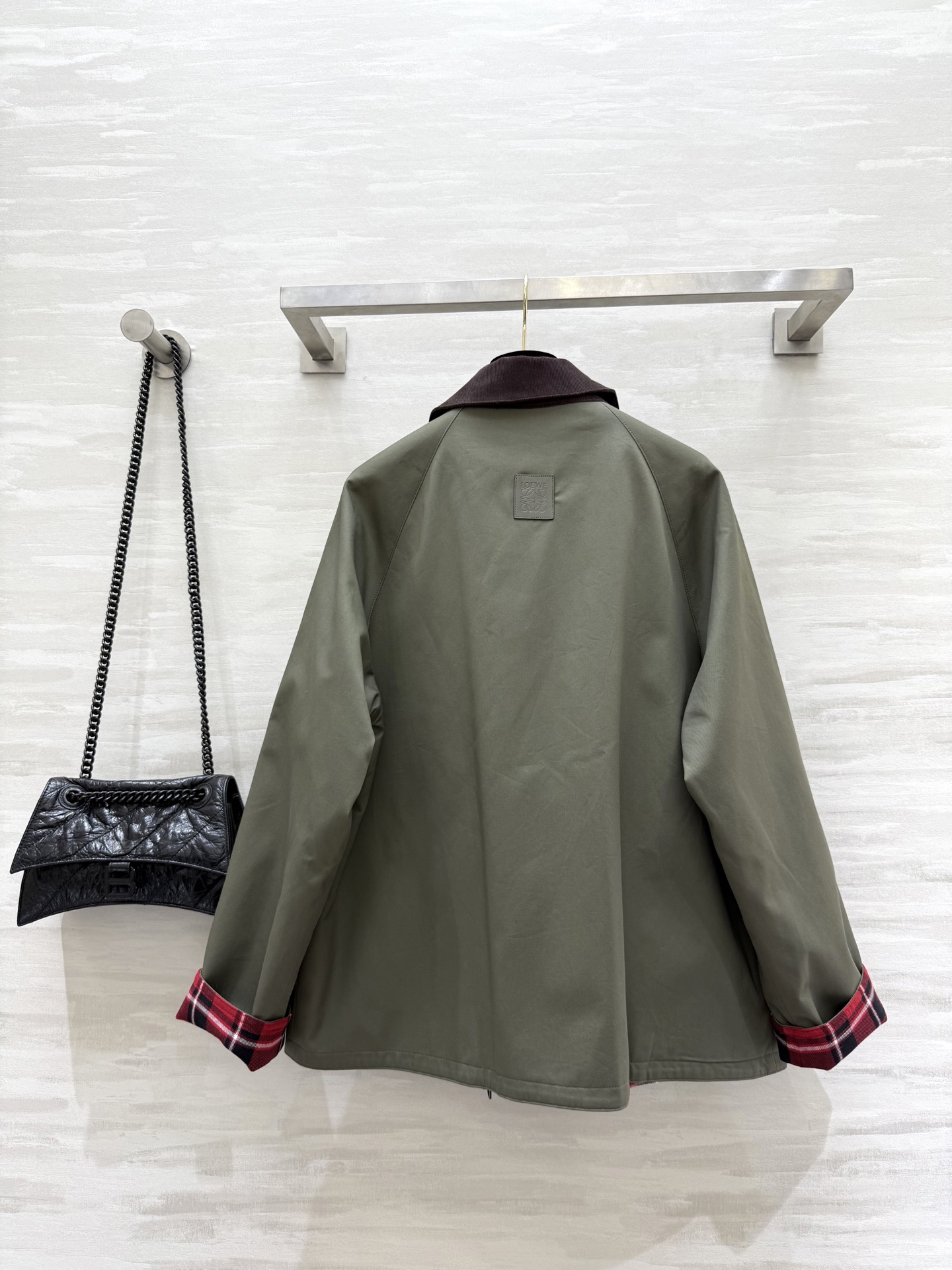 #Loew♡²⁵早秋新款 正反双面🉑️穿风衣外套 高品质定制 现货首发size：S/M/L（s码胸围：1