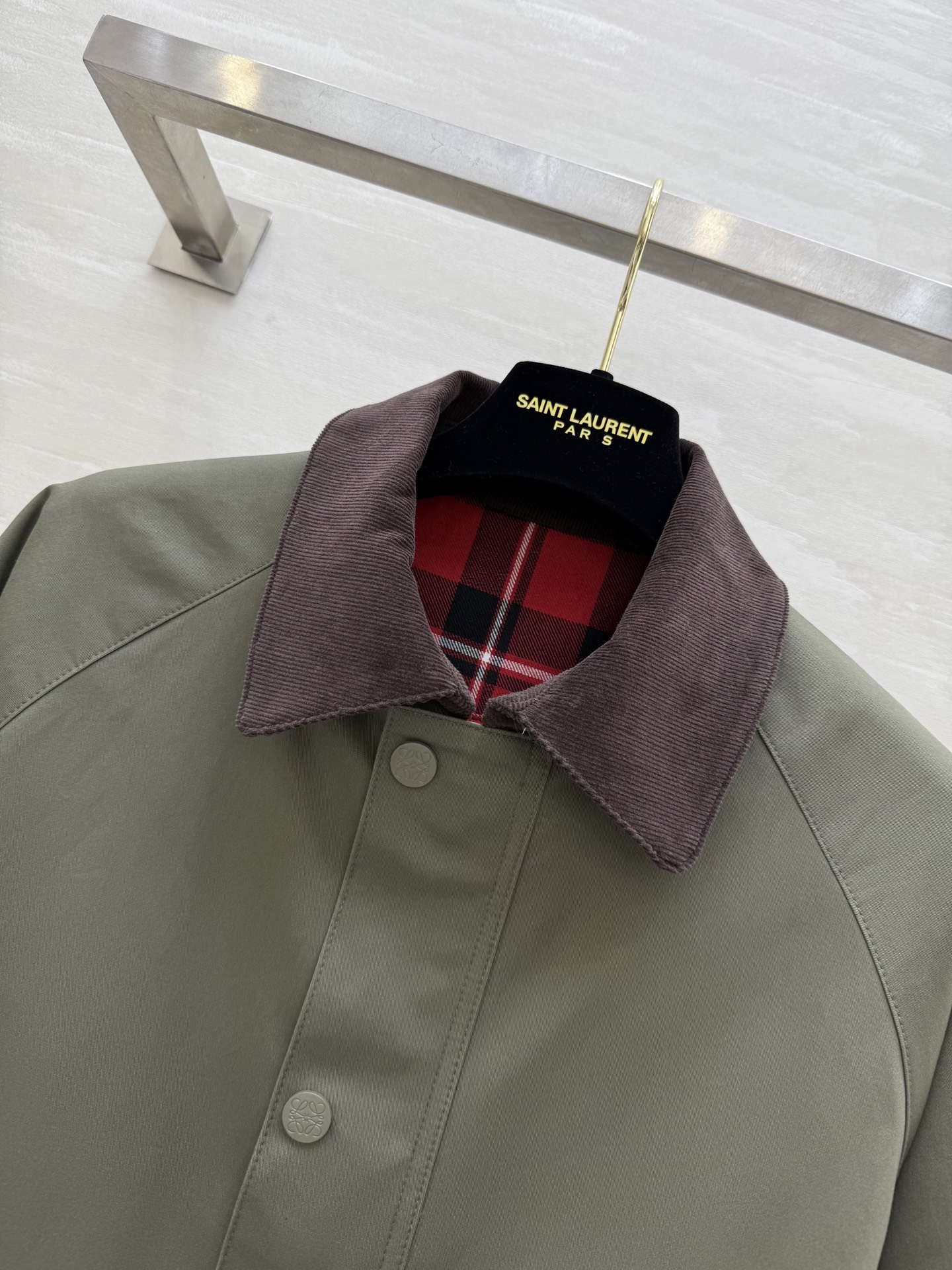 #Loew♡²⁵早秋新款 正反双面🉑️穿风衣外套 高品质定制 现货首发size：S/M/L（s码胸围：1