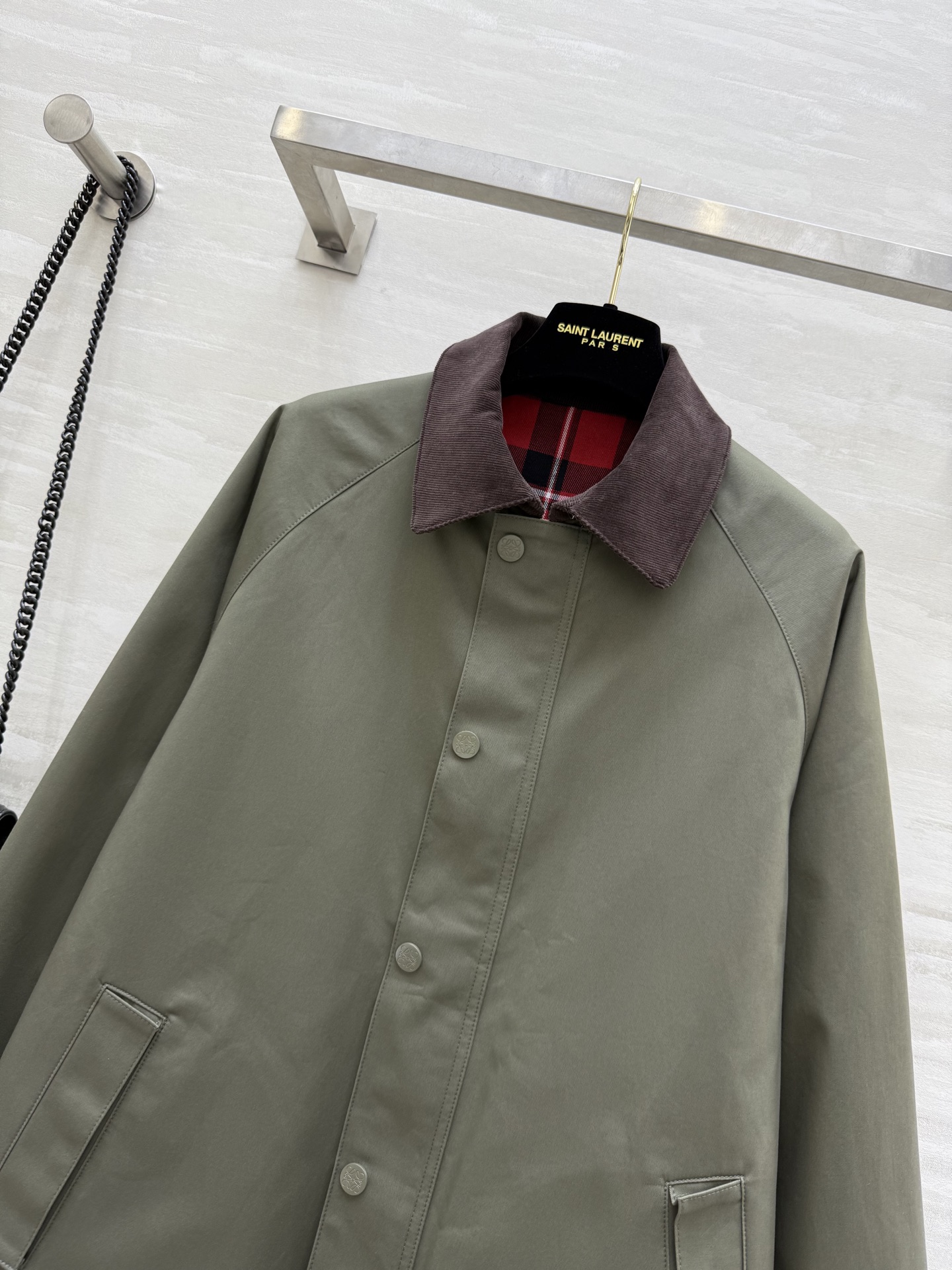 #Loew♡²⁵早秋新款 正反双面🉑️穿风衣外套 高品质定制 现货首发size：S/M/L（s码胸围：1