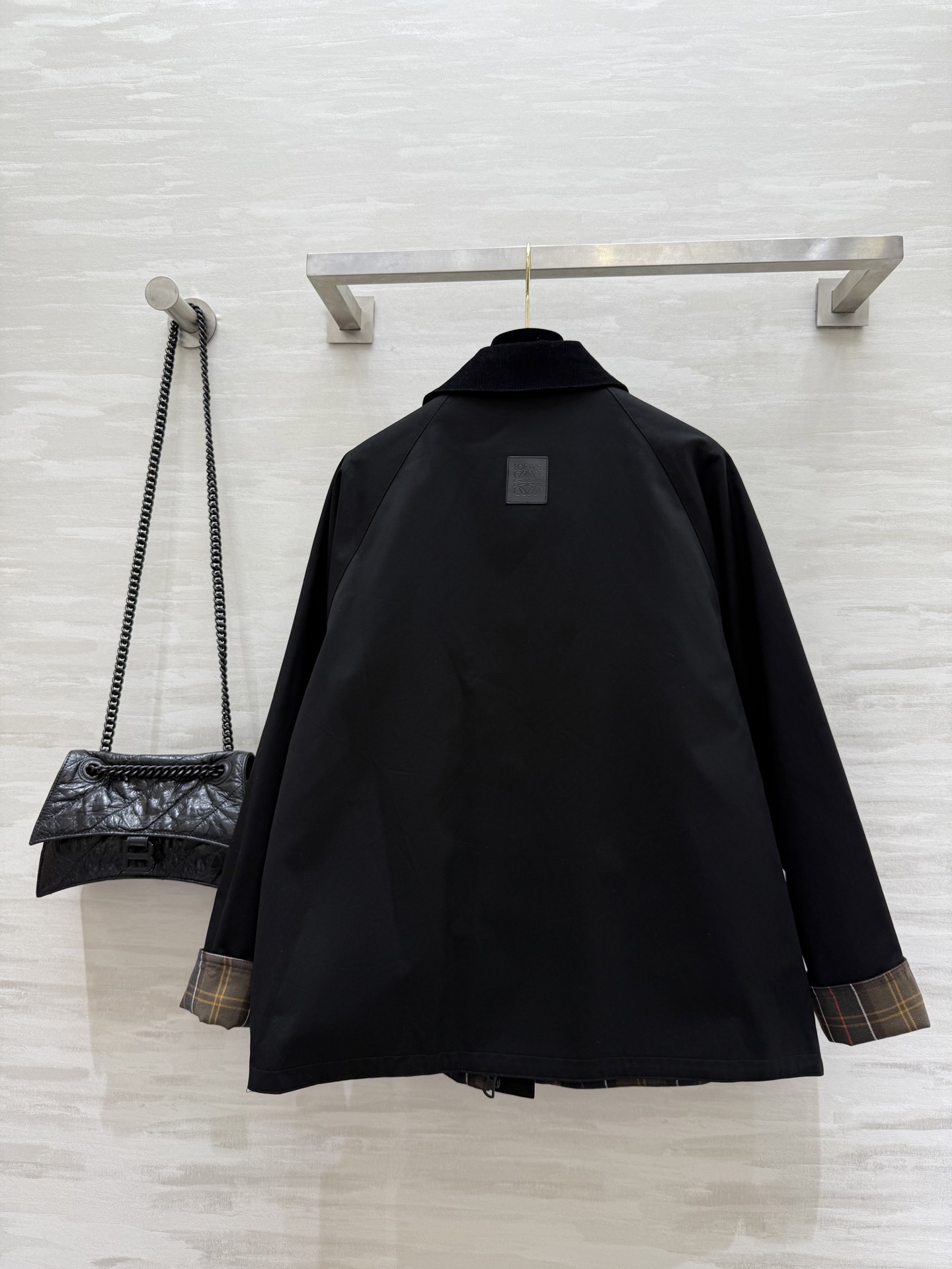 #Loew♡²⁵早秋新款 正反双面🉑️穿风衣外套 高品质定制 现货首发size：S/M/L（s码胸围：1