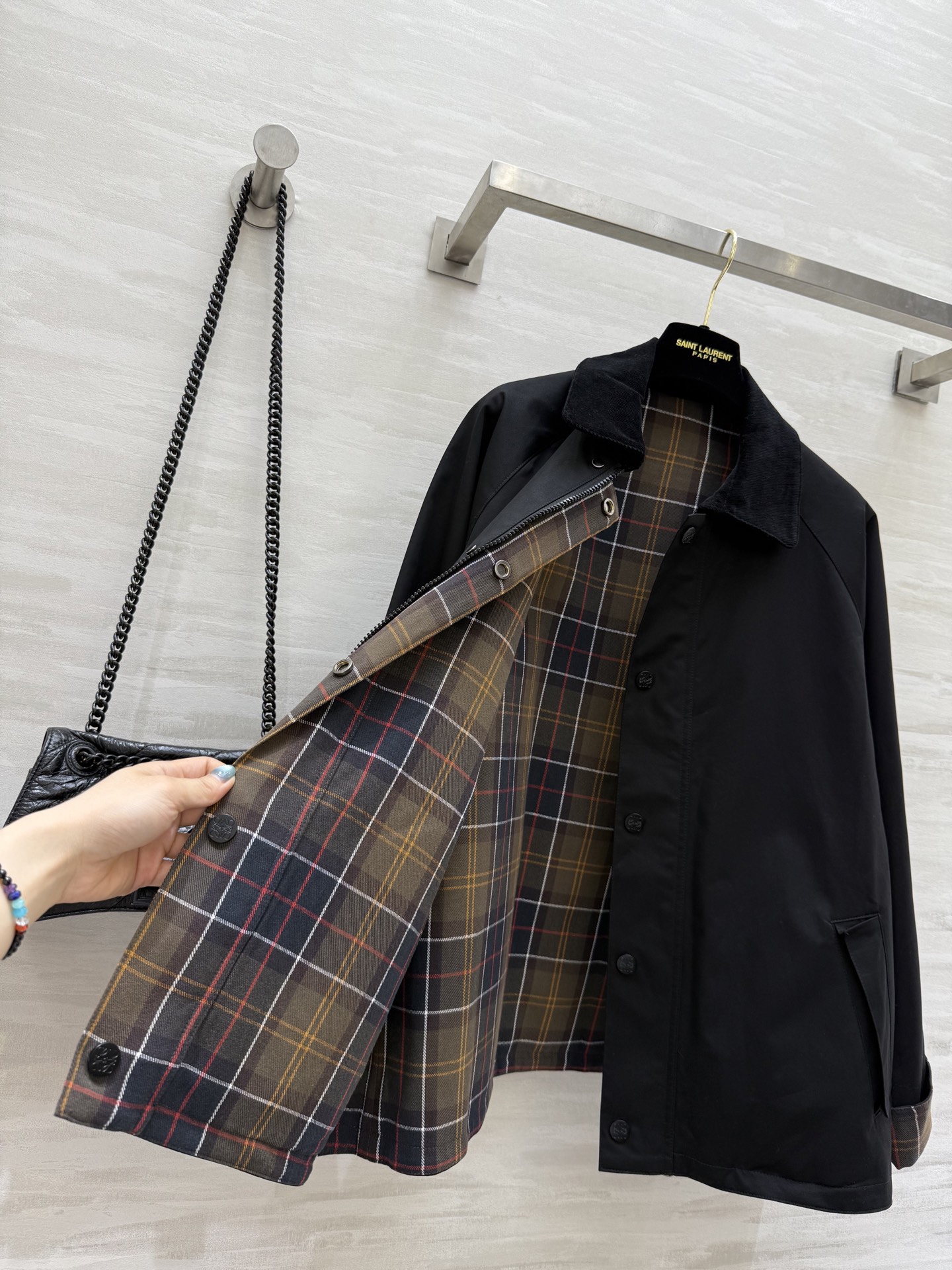 #Loew♡²⁵早秋新款 正反双面🉑️穿风衣外套 高品质定制 现货首发size：S/M/L（s码胸围：1