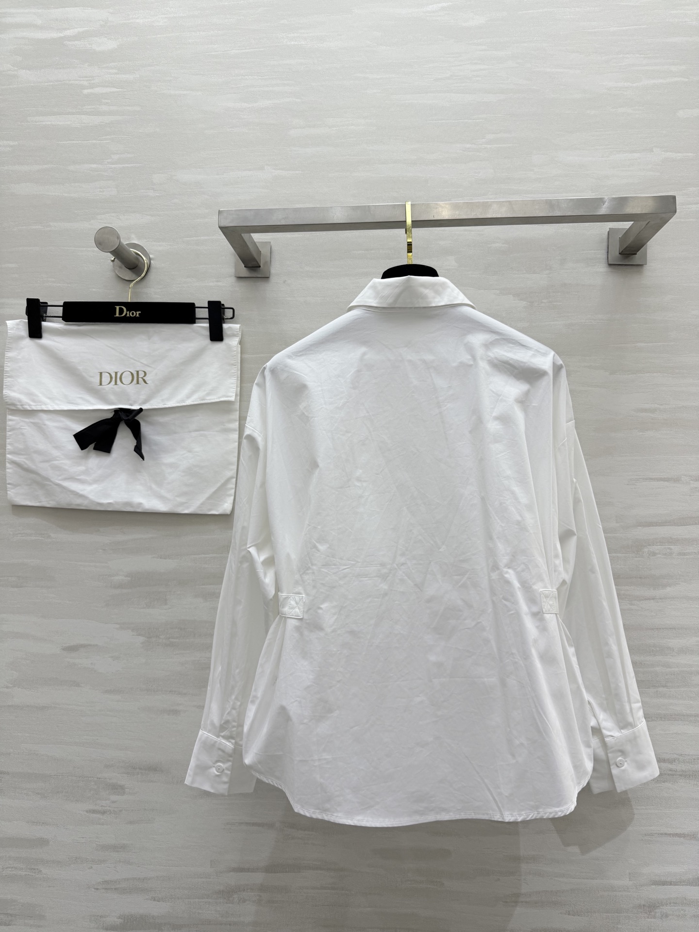 #DIO♡²⁵早秋新款 纯棉收腰翻领衬衣 高品质定制 现货首发size：S/M/L/XL（a码胸围：98