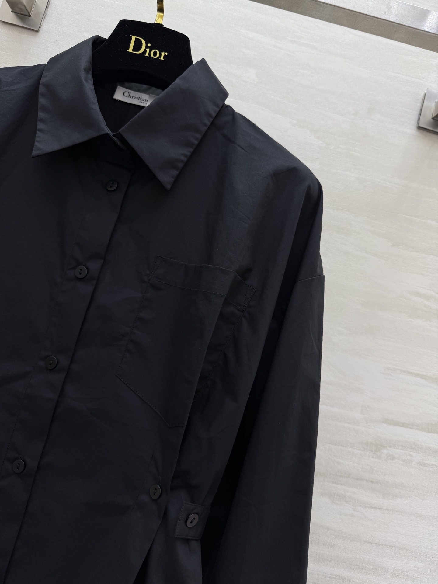 #DIO♡²⁵早秋新款 纯棉收腰翻领衬衣 高品质定制 现货首发size：S/M/L/XL（a码胸围：98