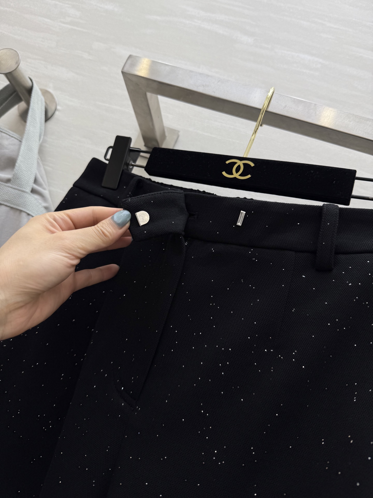 #BC²⁵秋冬新款 定制细闪面料休闲套装 高品质 现货来size：S/M/L（ S码落肩胸围：116，衣