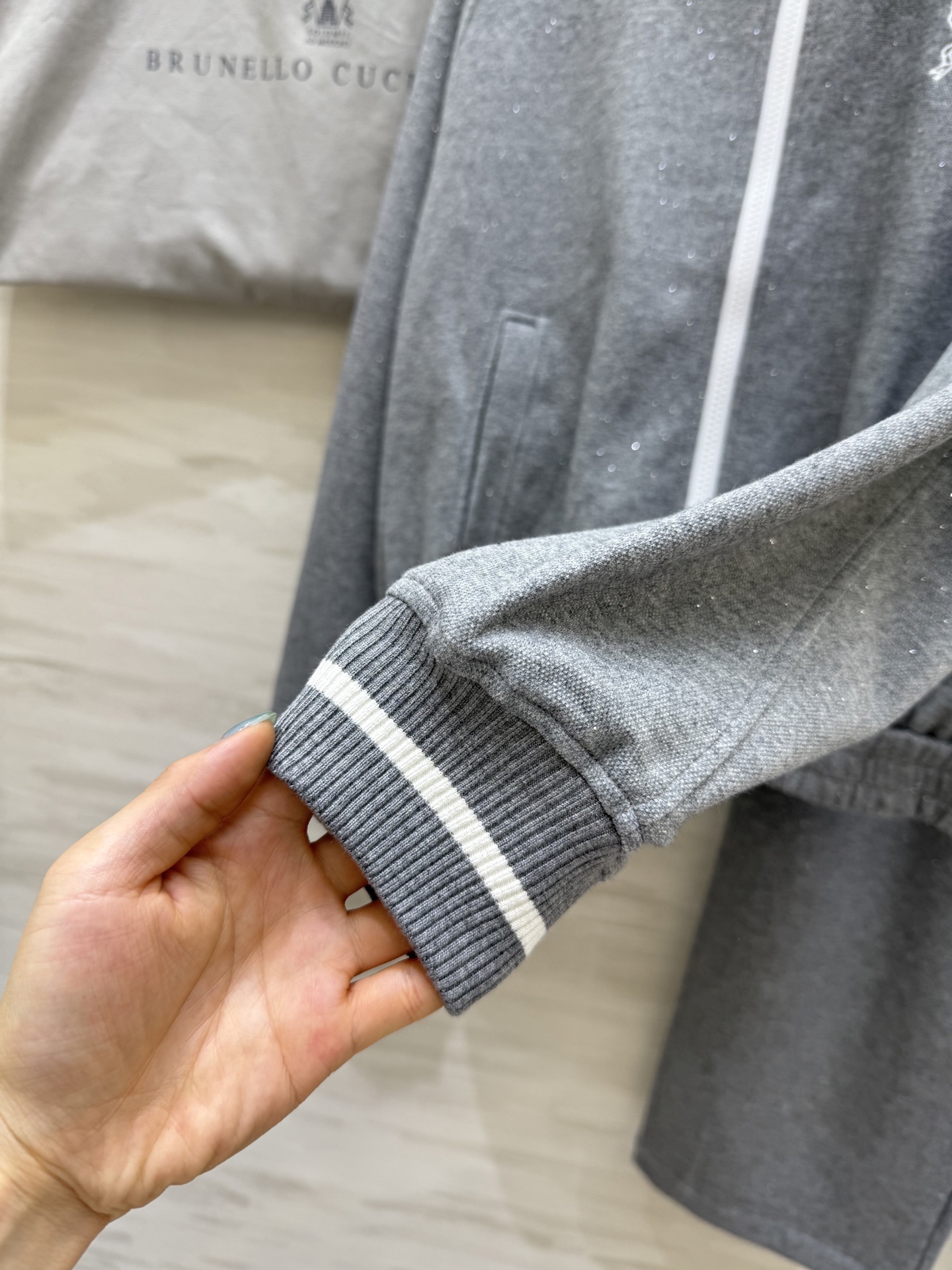 #BC²⁵秋冬新款 定制细闪面料休闲套装 高品质 现货来size：S/M/L（ S码落肩胸围：116，衣