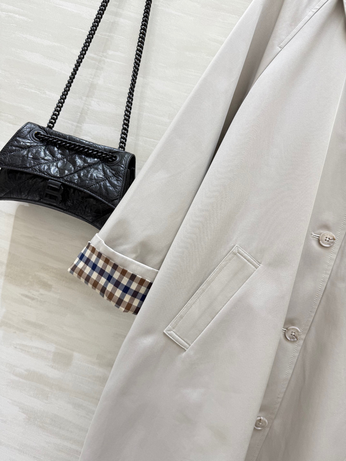 #MARN♡²⁵早秋新款 原单品质 长款风衣外套 高品质定制 现货首发size：S/M/L（s码胸围：1