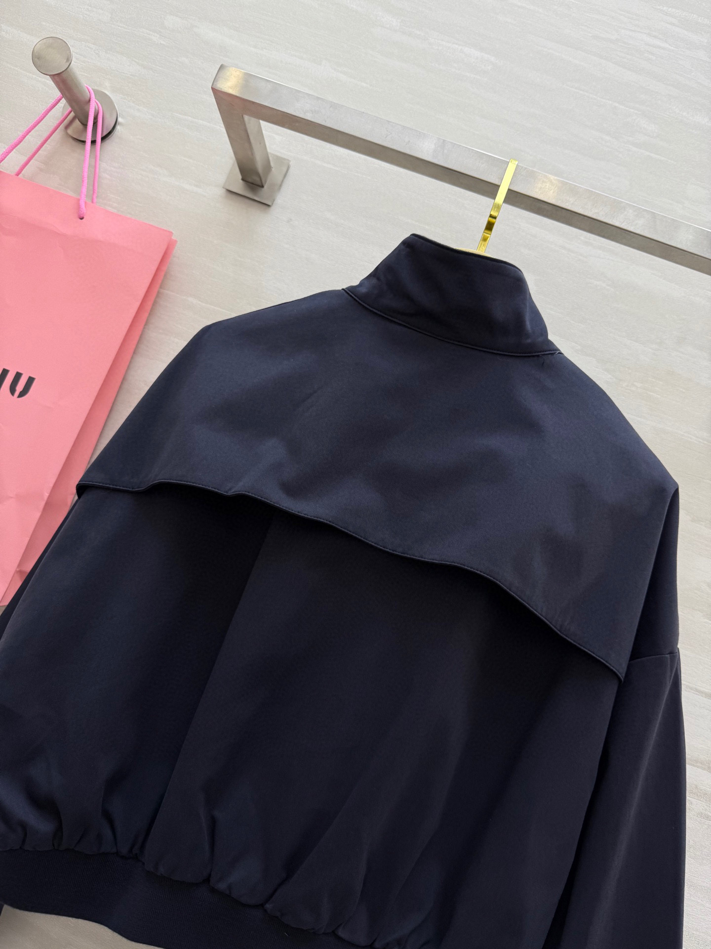 #miumi♡²⁵早秋新款 绿格里夹克外套 高品质 现货来size：S/M/L（s码胸围：114，衣长：