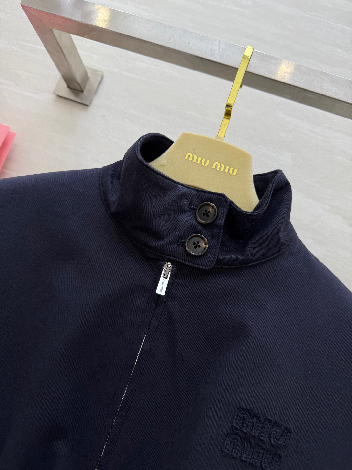 #miumi♡²⁵早秋新款 绿格里夹克外套 高品质 现货来size：S/M/L（s码胸围：114，衣长：