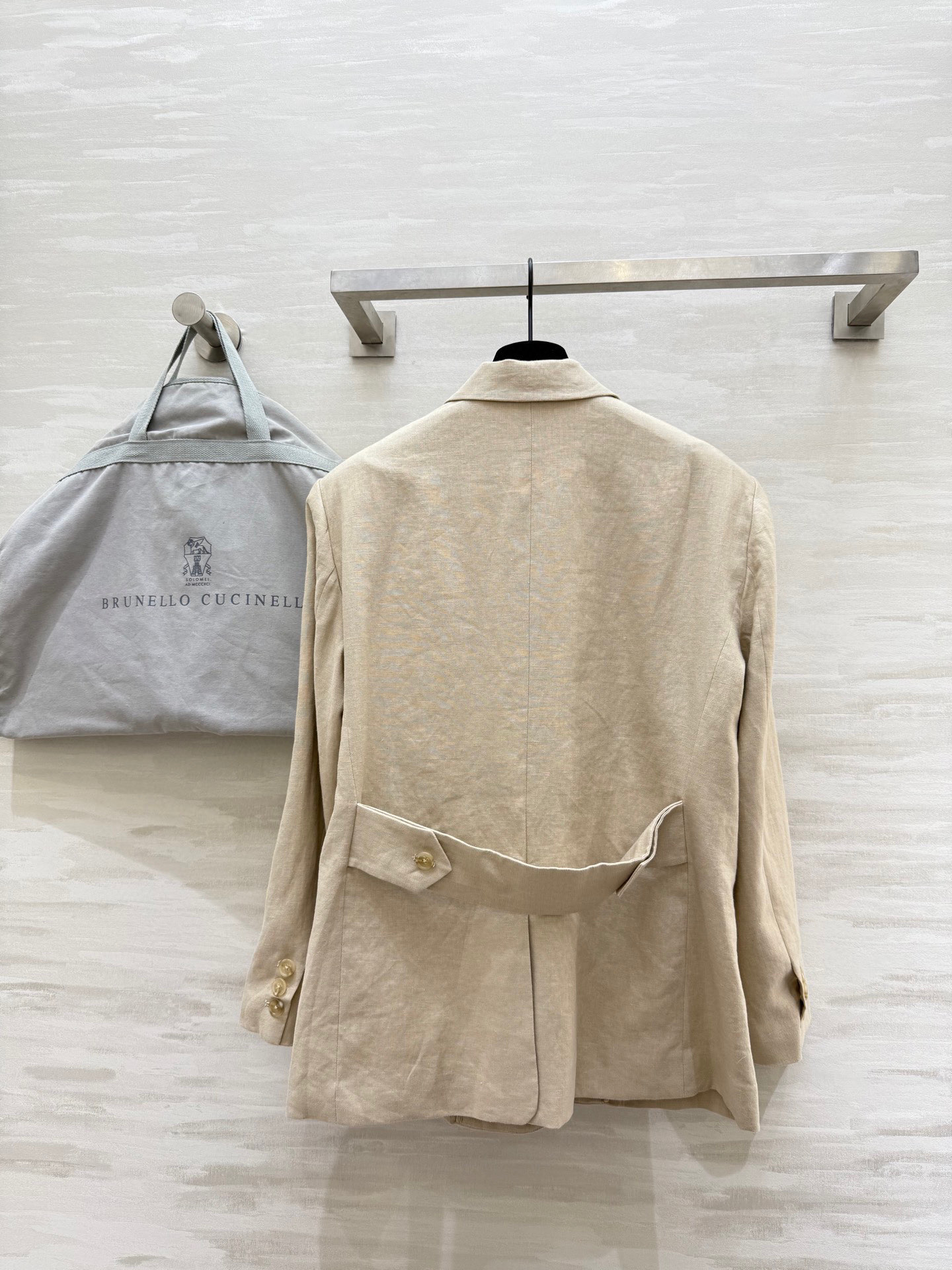 #BC²⁵秋冬新款 亚麻廓形西装外套 定制亚麻面料 宽松廓形大气高级 高品质 现货首发size：S/M/