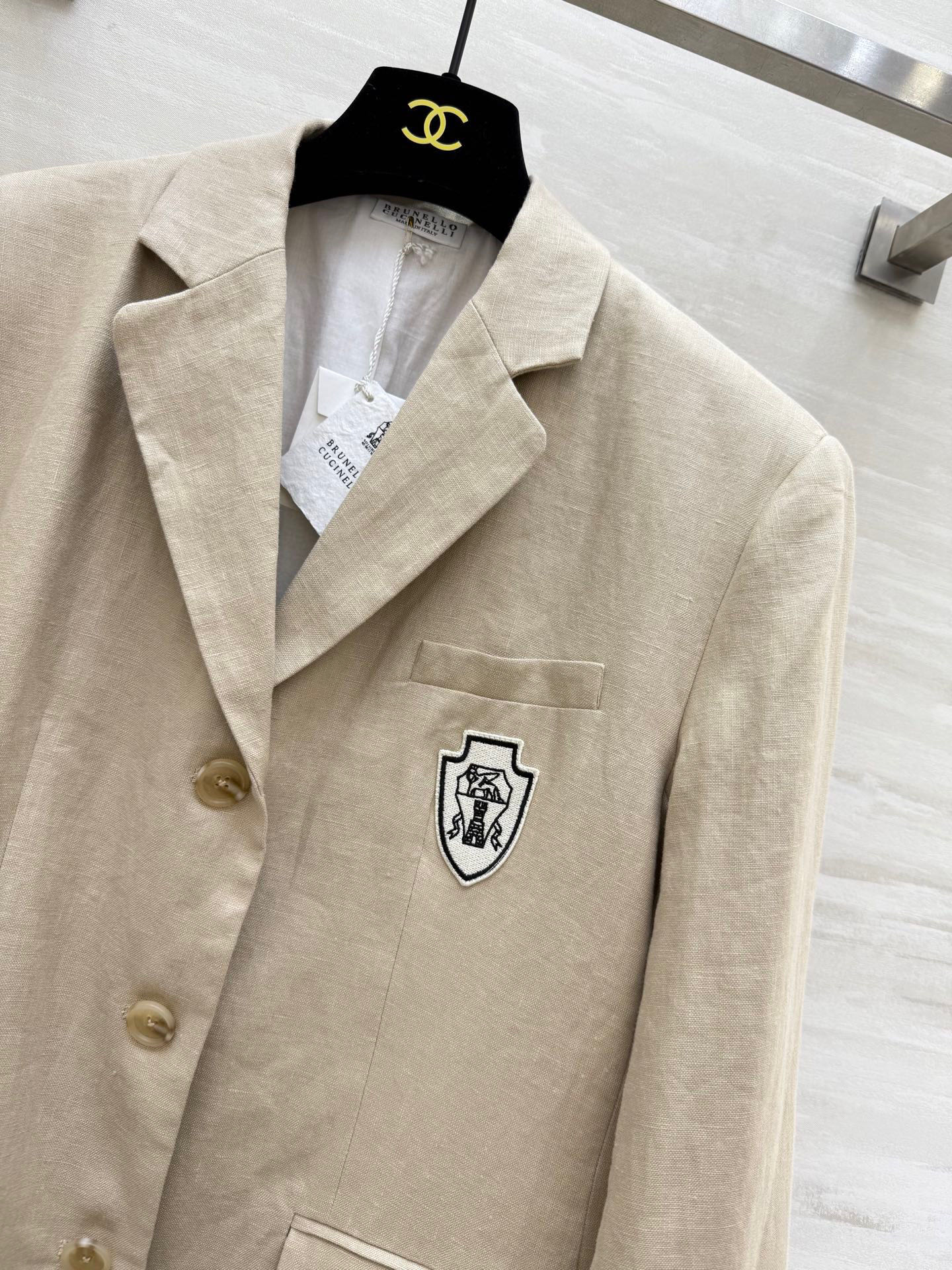 #BC²⁵秋冬新款 亚麻廓形西装外套 定制亚麻面料 宽松廓形大气高级 高品质 现货首发size：S/M/