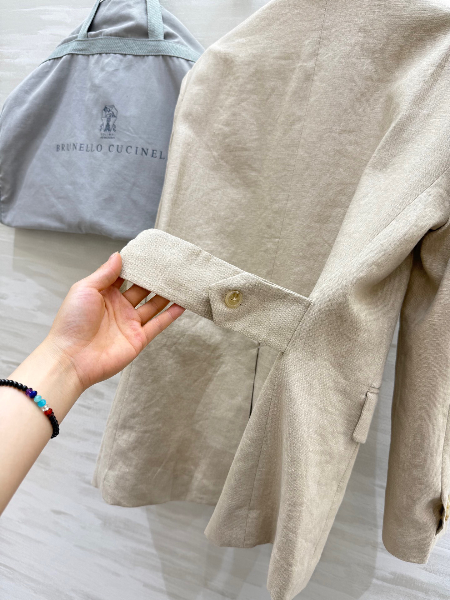 #BC²⁵秋冬新款 亚麻廓形西装外套 定制亚麻面料 宽松廓形大气高级 高品质 现货首发size：S/M/