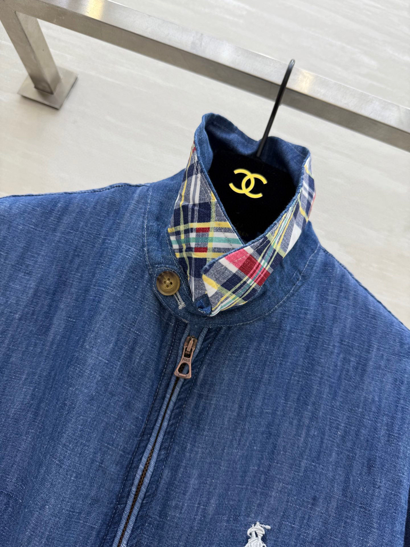 #PoLo²⁵早秋新款 夹克外套 经典刺绣图案 整个版型上身精气神 自带休闲帅气气质 刺绣小logo很加