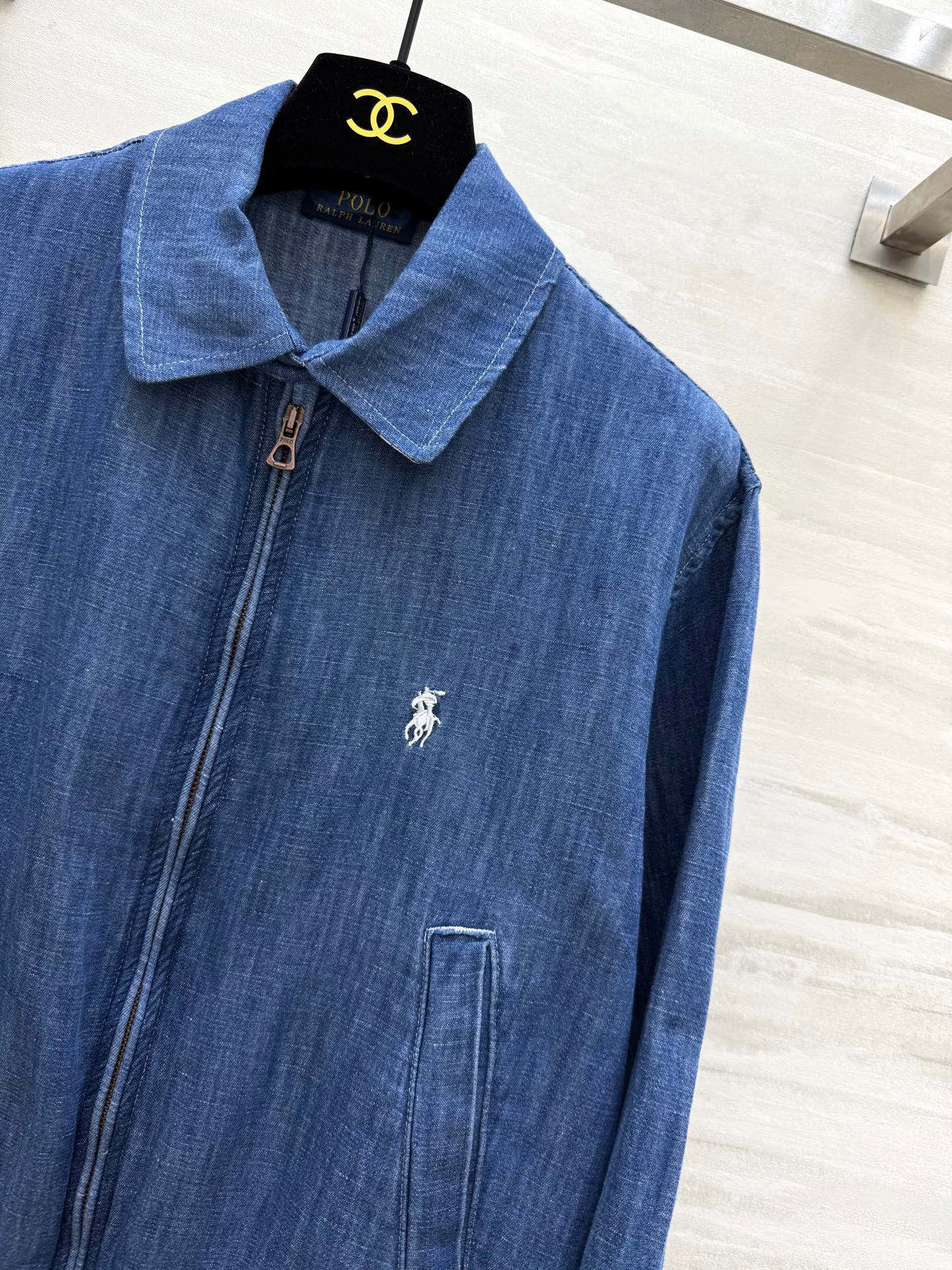 #PoLo²⁵早秋新款 夹克外套 经典刺绣图案 整个版型上身精气神 自带休闲帅气气质 刺绣小logo很加