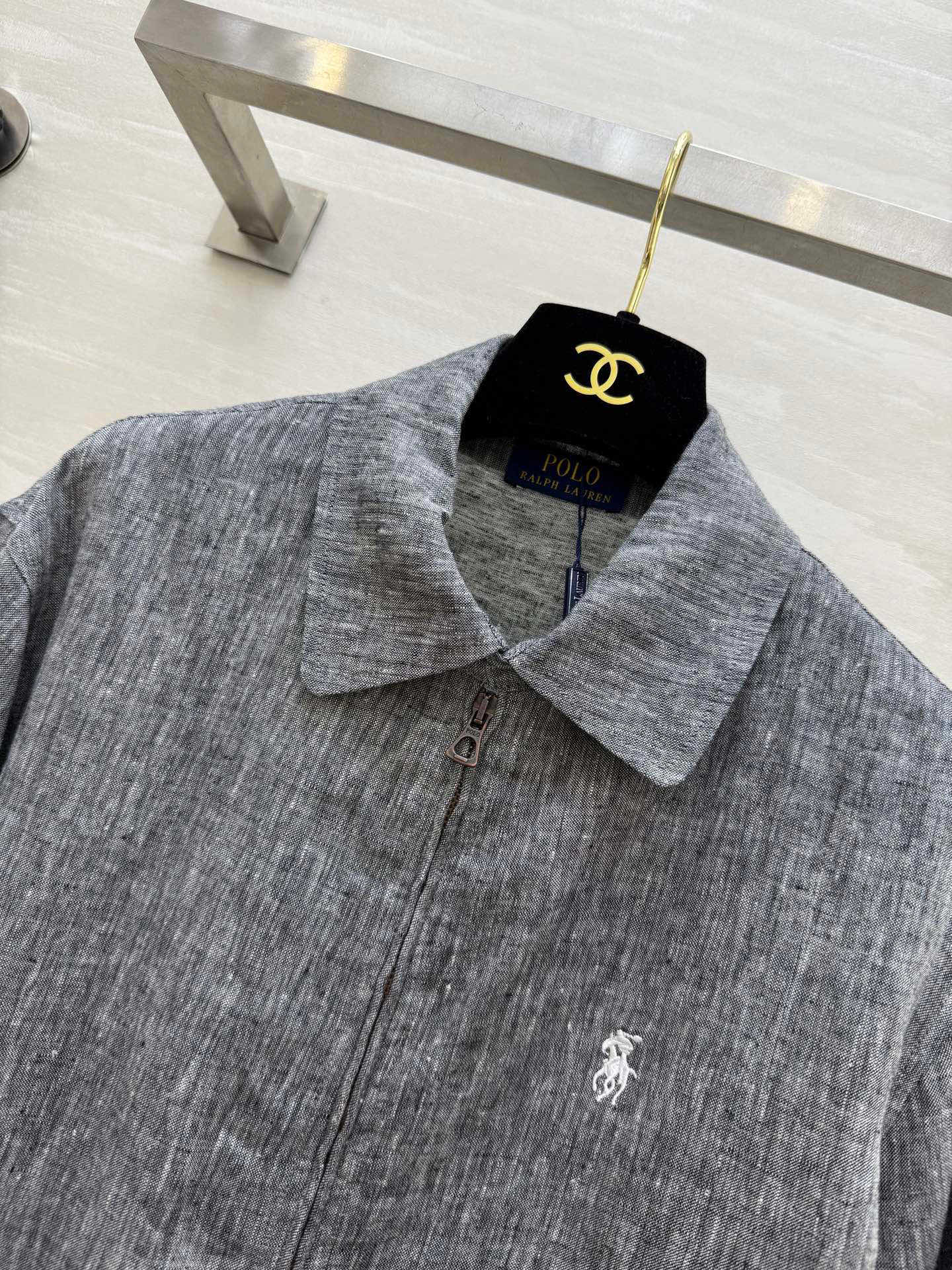 #PoLo²⁵早秋新款 夹克外套 经典刺绣图案 整个版型上身精气神 自带休闲帅气气质 刺绣小logo很加