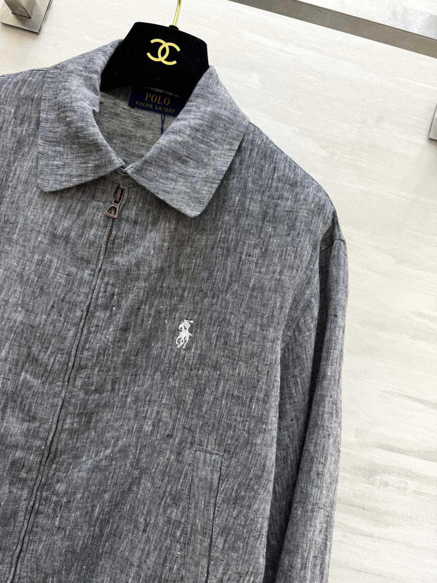 #PoLo²⁵早秋新款 夹克外套 经典刺绣图案 整个版型上身精气神 自带休闲帅气气质 刺绣小logo很加