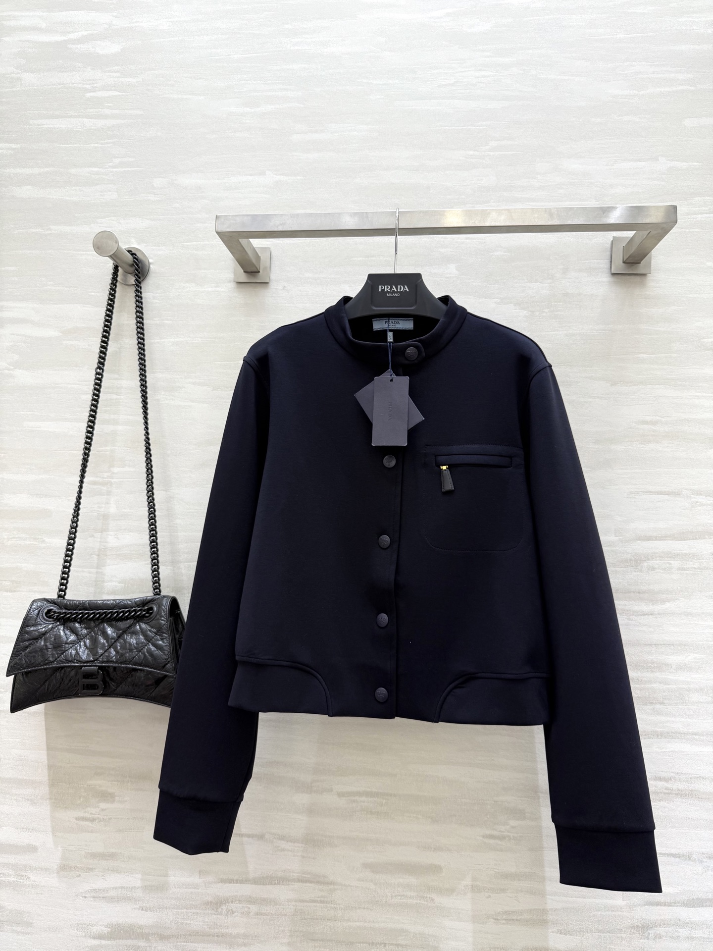 NO:536217,#Prad autumn and winter new jacket baseball uniform jacket high quality customization spot first-time sizeS/M/L/XL (M size shoulder width 41, bust 104, length 51), prada, jackets & coats, jackets & coats, alexander wang19860909#Prad秋冬新款 夹克式棒球服外套 高品质定制 现货首发sizeS/M/L/XL（M码肩宽41,胸围104,衣长51）,,prada,jackets & coats,jackets & coats,alexander wang,Women's clothing