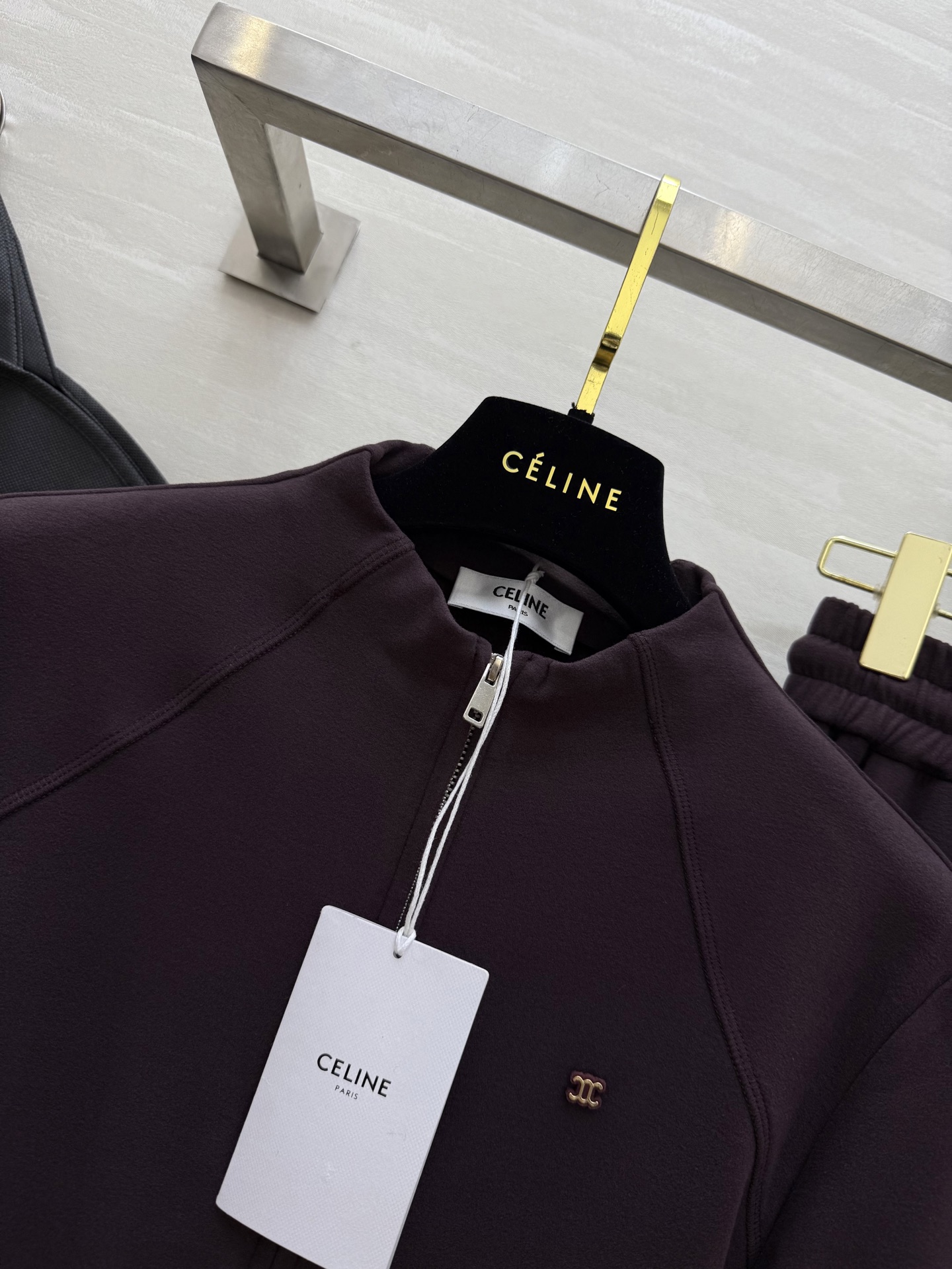 #Celin♡²⁵秋冬新款 休闲羊毛套装 定制羊毛混纺面料保暖舒适 高品质 现货首发size：S/M/L