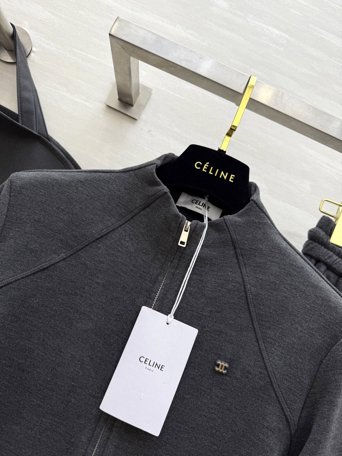 #Celin♡²⁵秋冬新款 休闲羊毛套装 定制羊毛混纺面料保暖舒适 高品质 现货首发size：S/M/L