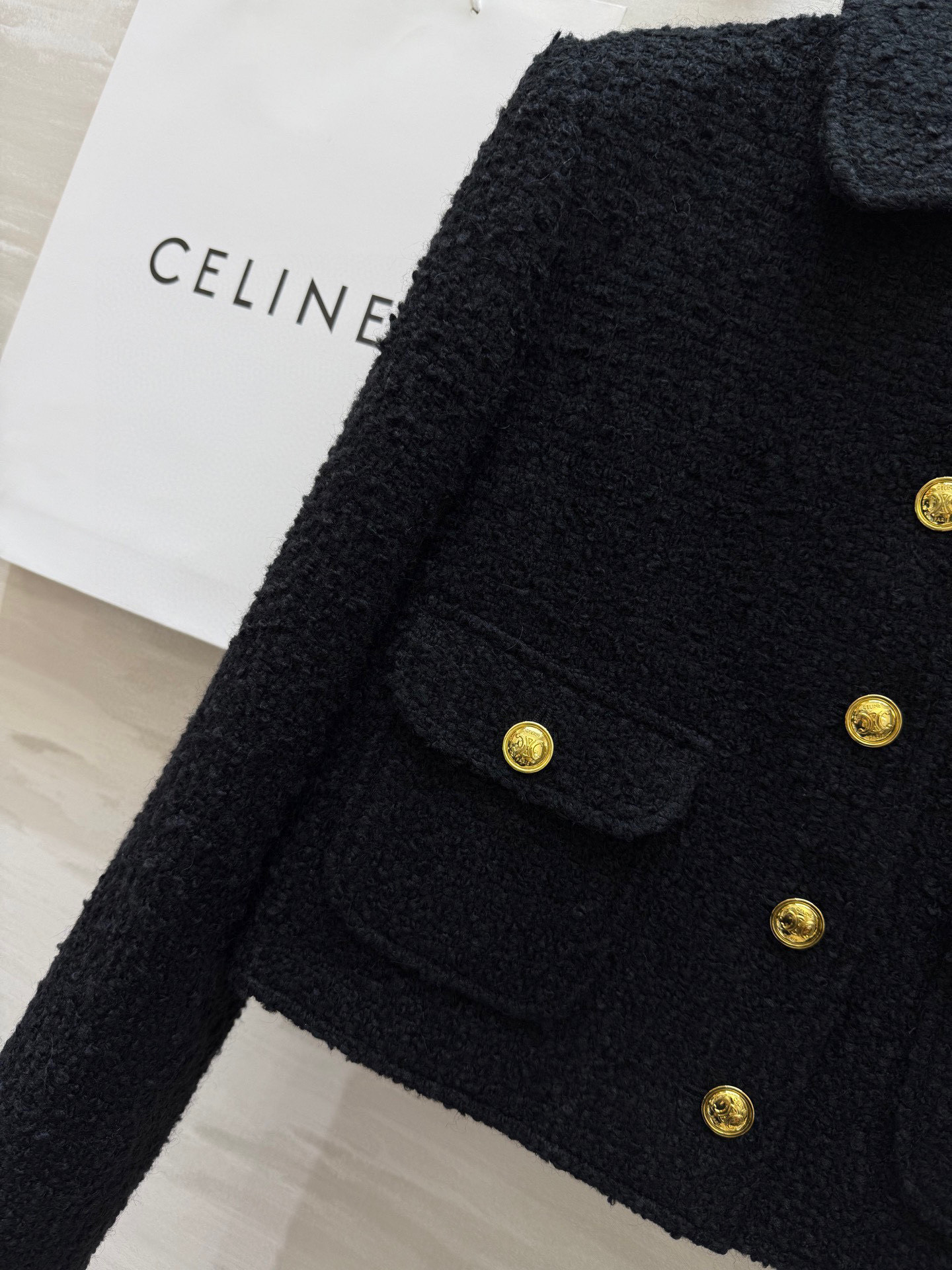 #Celin♡²⁵新款 名媛气质套装 高品质 现货首发size：S/M/L（M码肩宽：39，胸围：90，