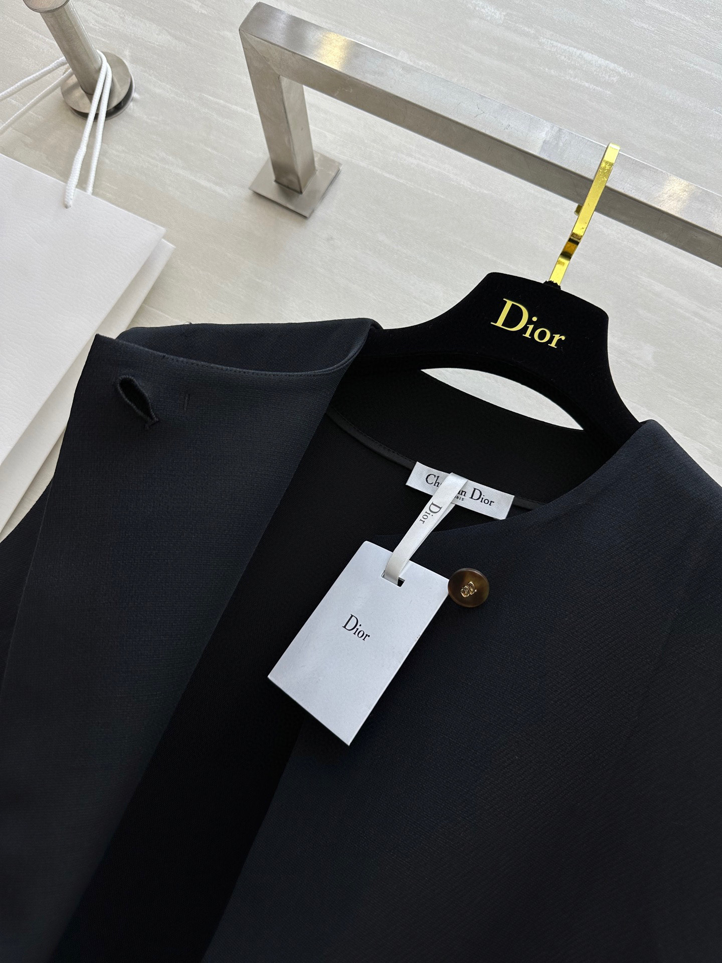 #Dio♡²⁵新款 丝毛马甲 高品质 现货首发size：36/38/40（38码胸围：104，衣长：54