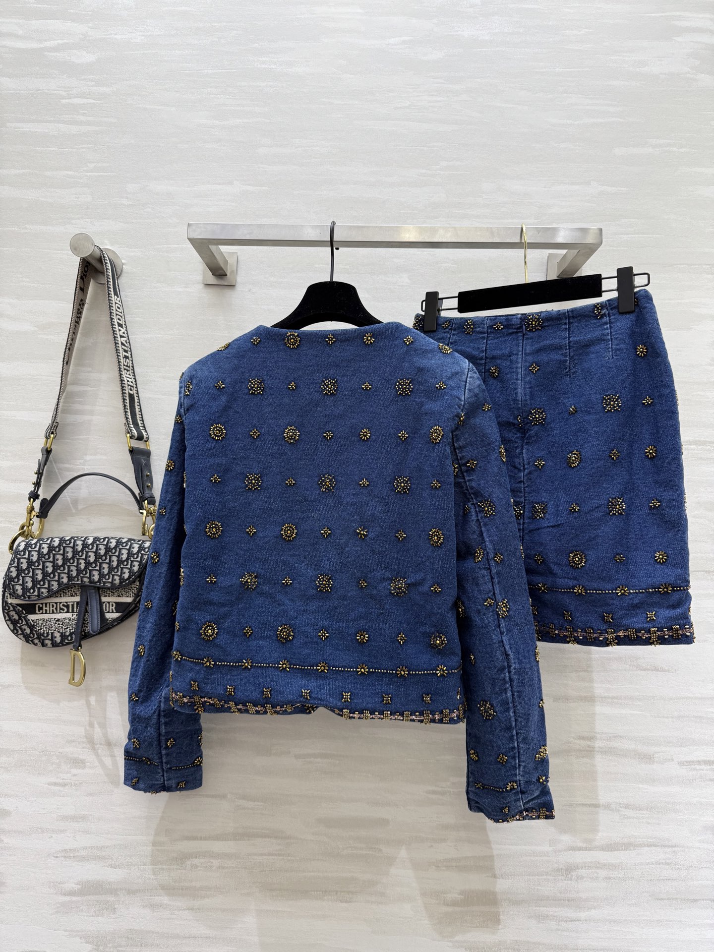 #zimm²⁵高定系列 重工纯手工钉珠牛仔系列 奢华高级 高品质定制 现货首发size：S/M/L（s码