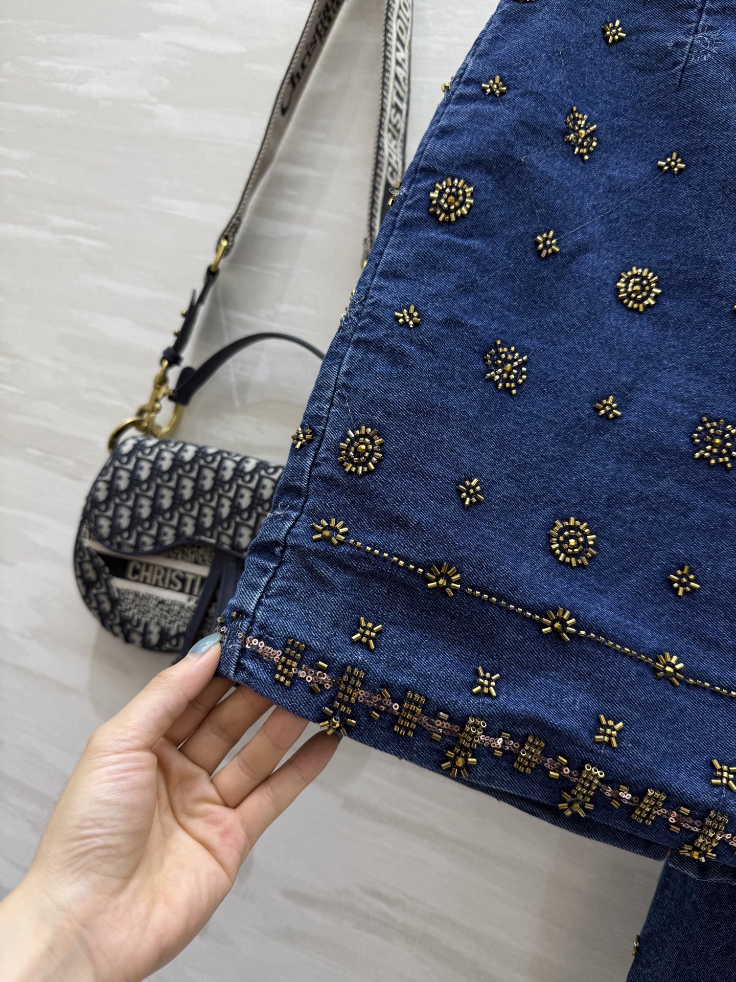 #zimm²⁵高定系列 重工纯手工钉珠牛仔系列 奢华高级 高品质定制 现货首发size：S/M/L（s码