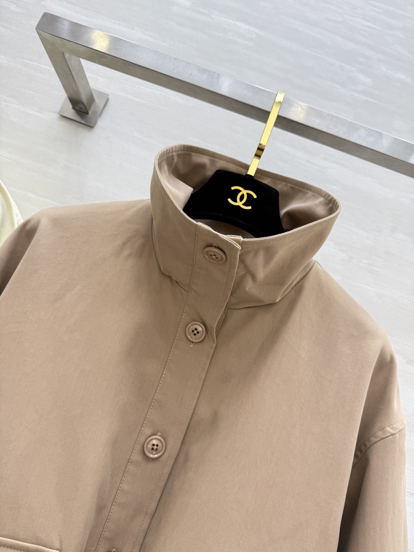 #LP秋冬新款 立领夹克外套 腰部灵活抽绳收腰完美修饰身材比例 口袋细节logo刺绣🪡精致高级 高品质 