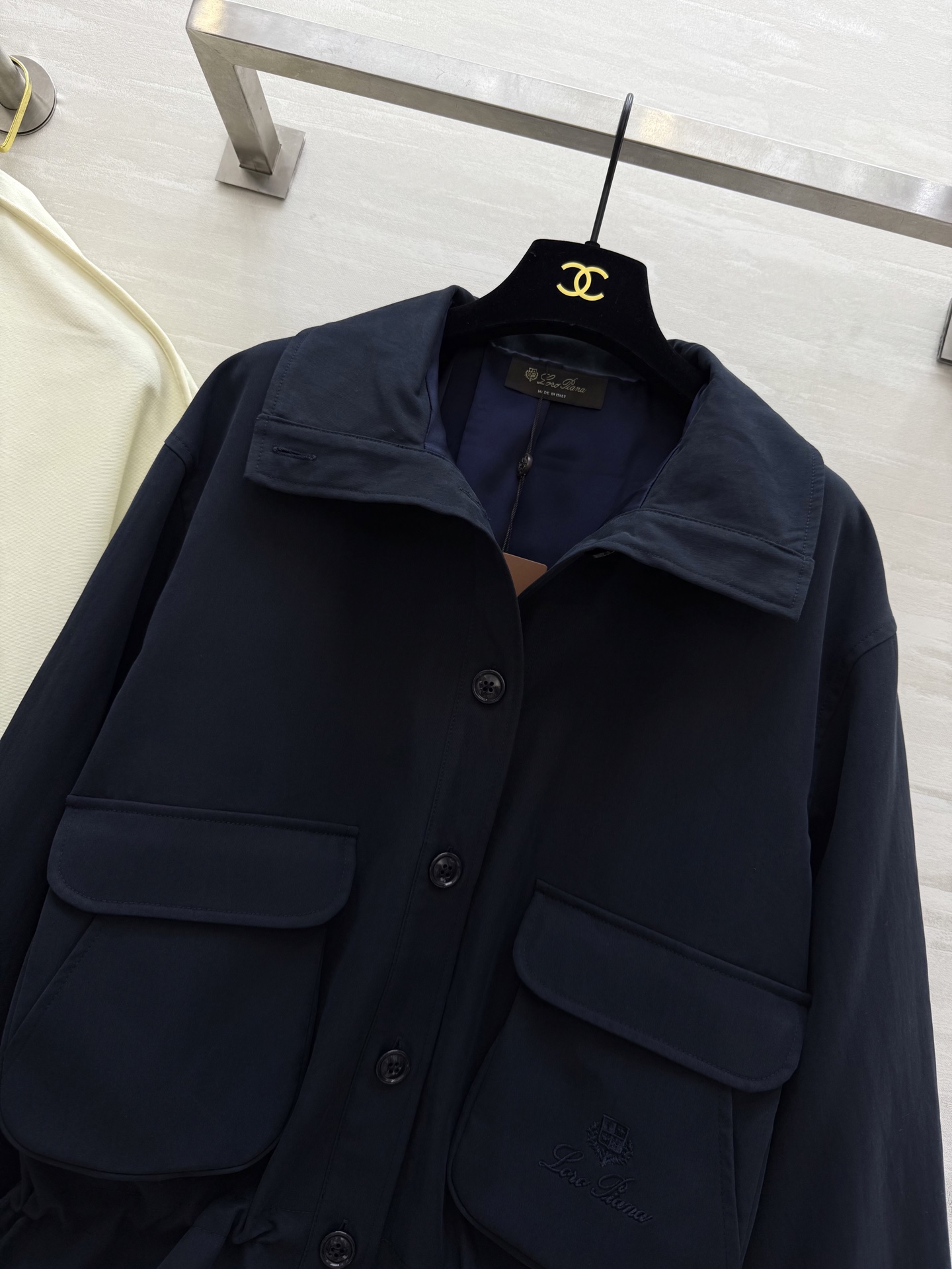 #LP秋冬新款 立领夹克外套 腰部灵活抽绳收腰完美修饰身材比例 口袋细节logo刺绣🪡精致高级 高品质 