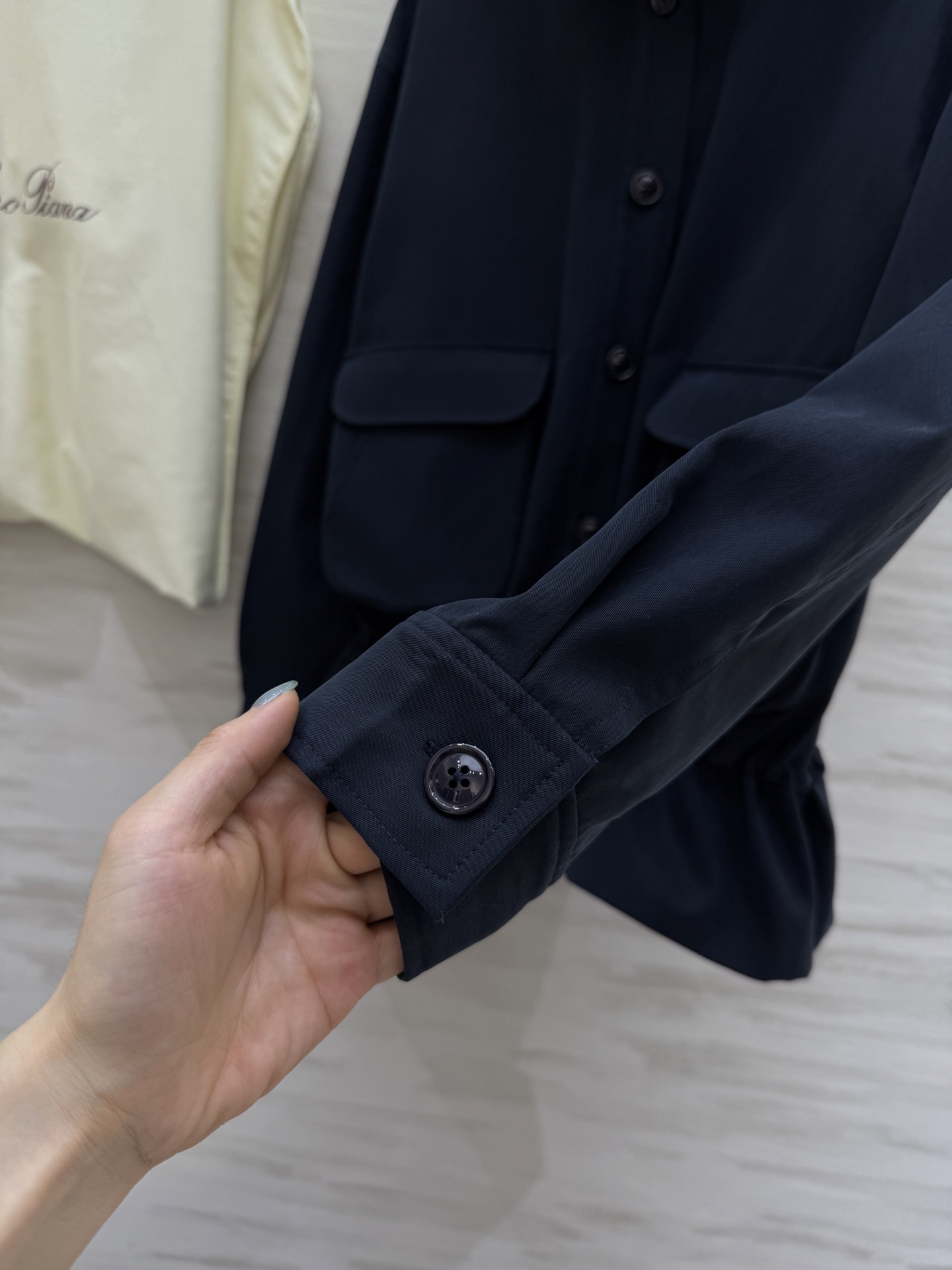 #LP秋冬新款 立领夹克外套 腰部灵活抽绳收腰完美修饰身材比例 口袋细节logo刺绣🪡精致高级 高品质 