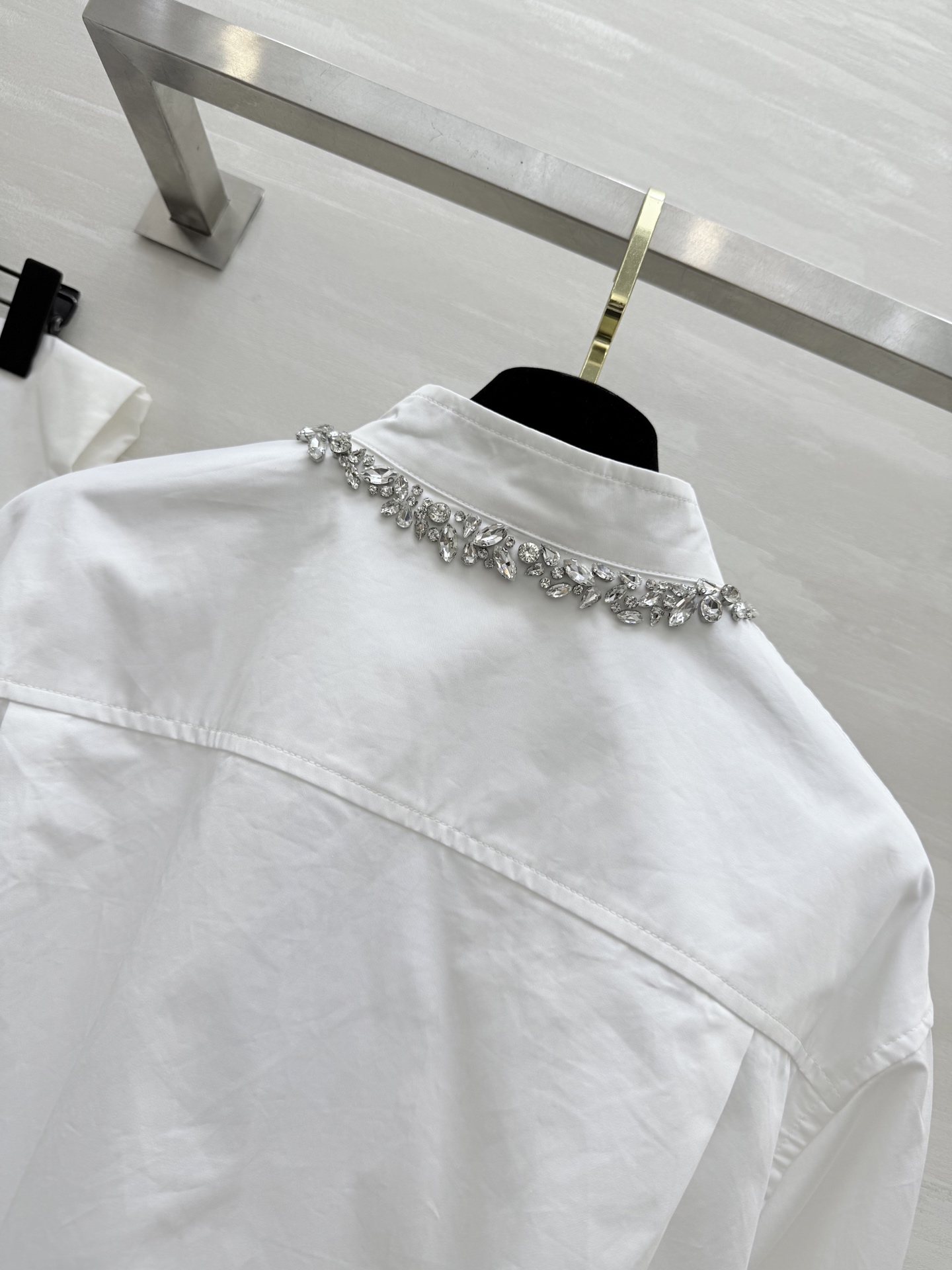 Chanel Early Autumn Diamante Collar White Crop Shirt, Heavy Industry 8 i1759956681349 4112 0 6