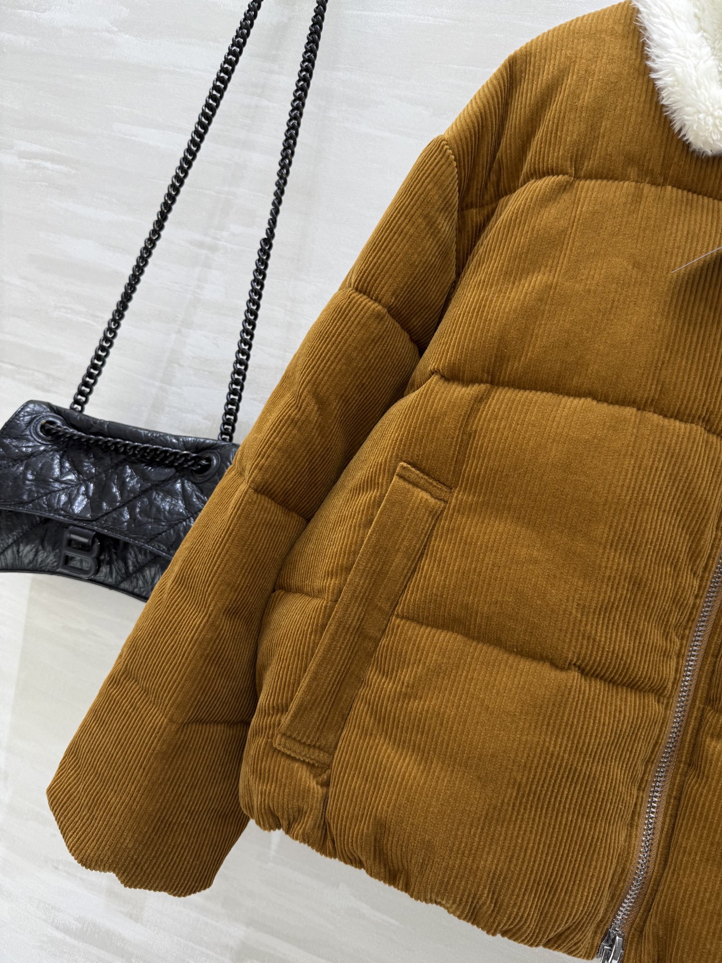 #拉夫劳伦²⁵秋冬新款 环保♻️羊羔毛羽绒外套 内里饱满90白鸭绒填充 外层高密灯芯绒面料 高品质 现货